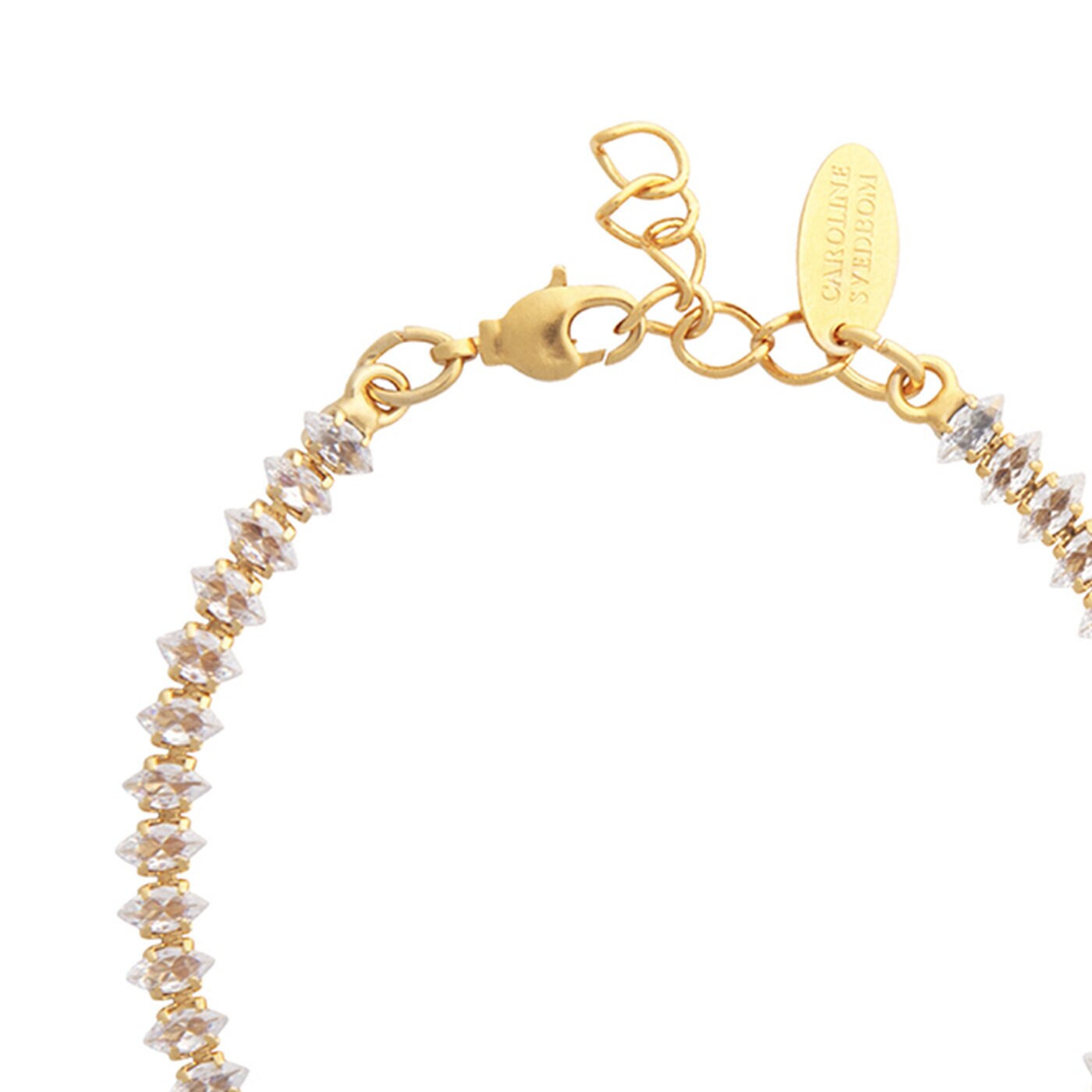 CRYSTAL NAVETTE BRACELET GOLD