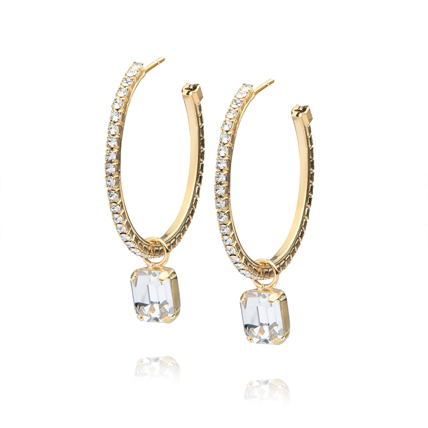 LYDIA LOOP EARRINGS GOLD
