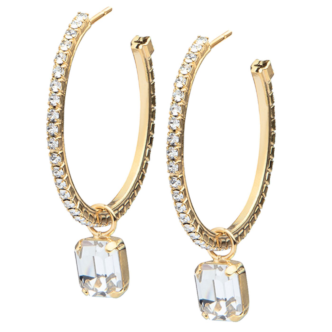 LYDIA LOOP EARRINGS GOLD