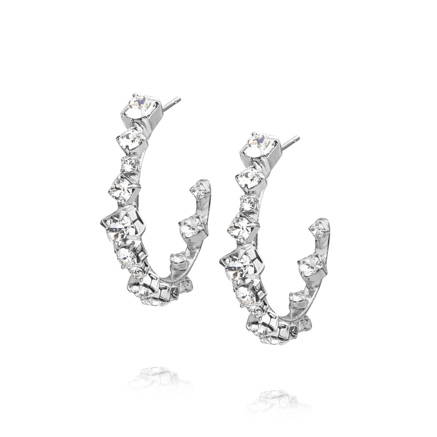 Mini Antonia Rhodium Crystal