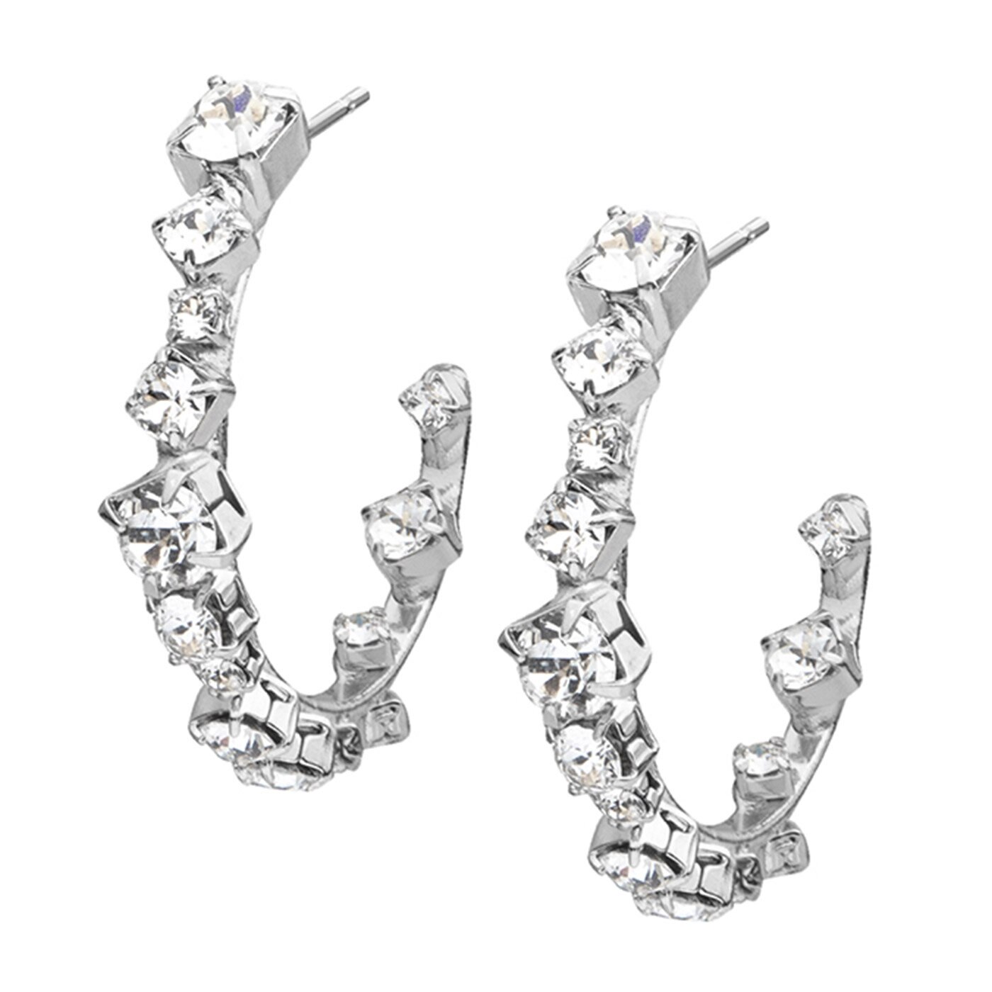 Mini Antonia Rhodium Crystal