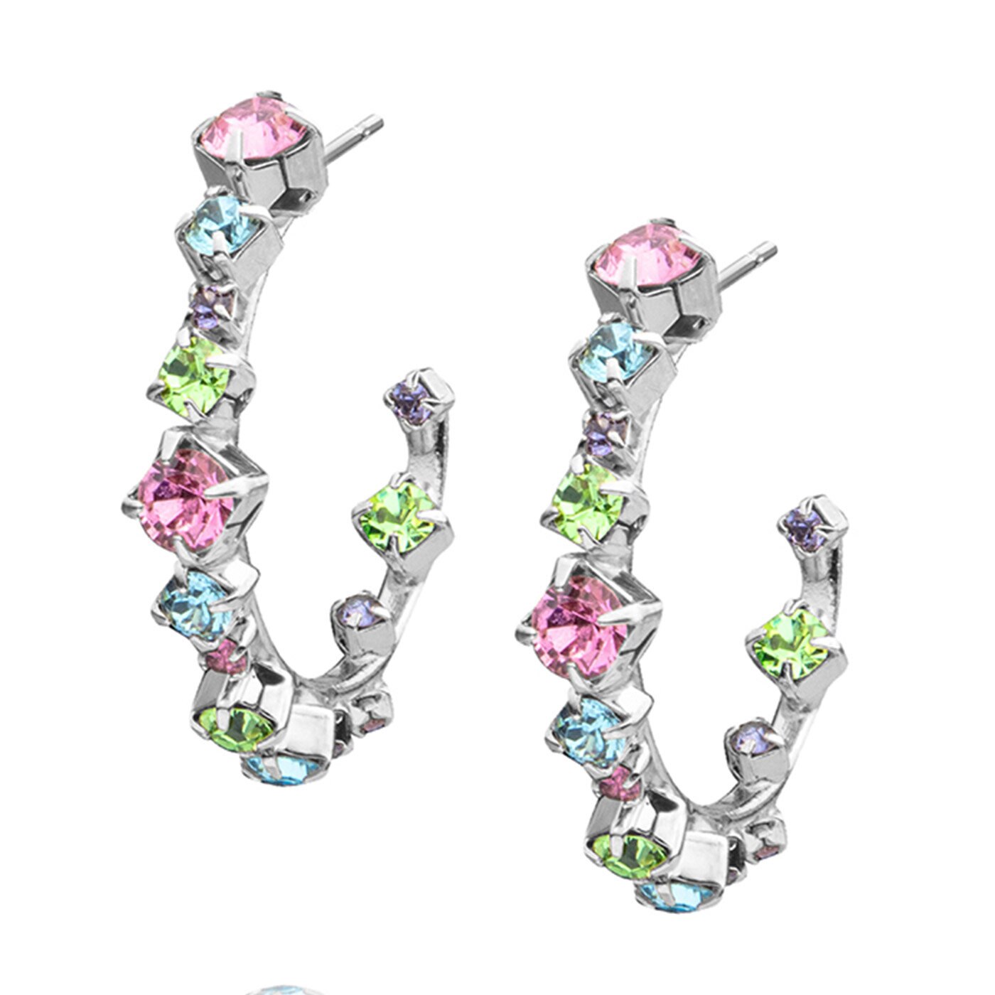 Mini Antonia Rhodium Rainbow Combo