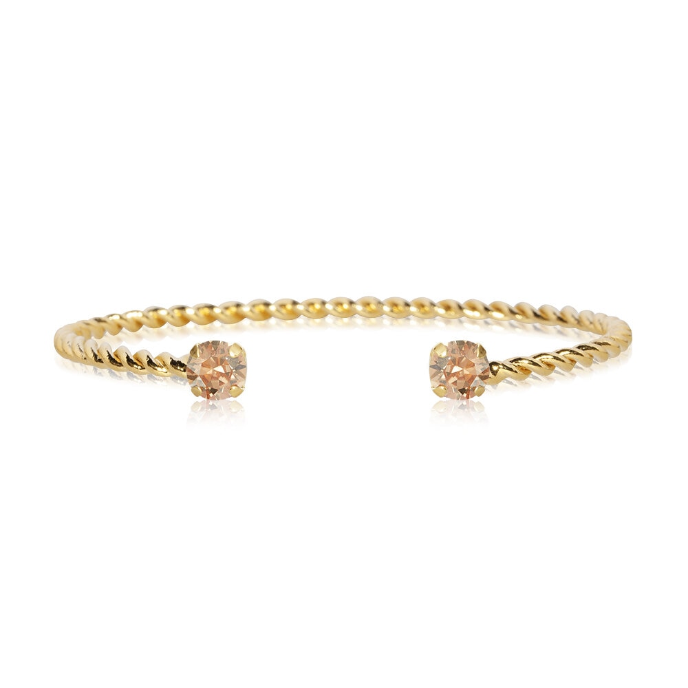 Mini Twisted Bracelet Gold Golden Shadow