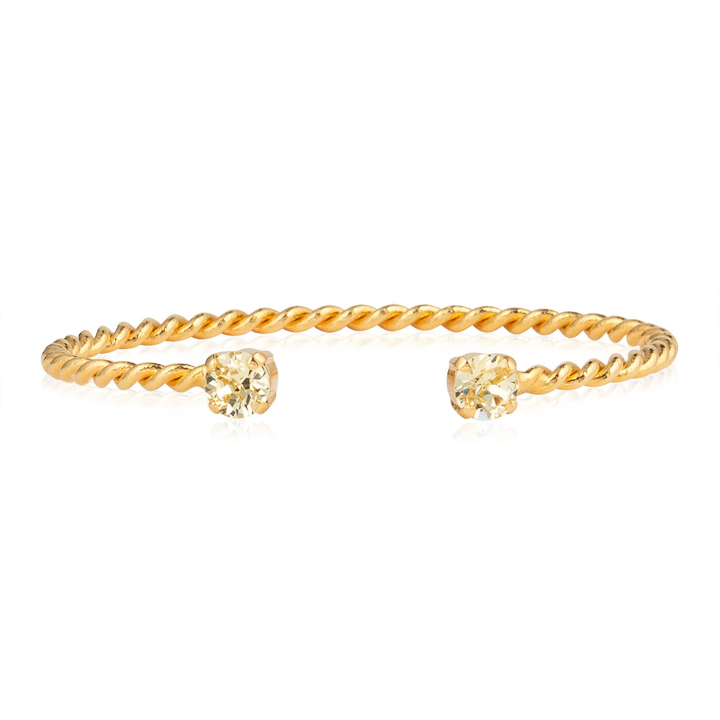 Mini Twisted Bracelet Gold / Jonquil