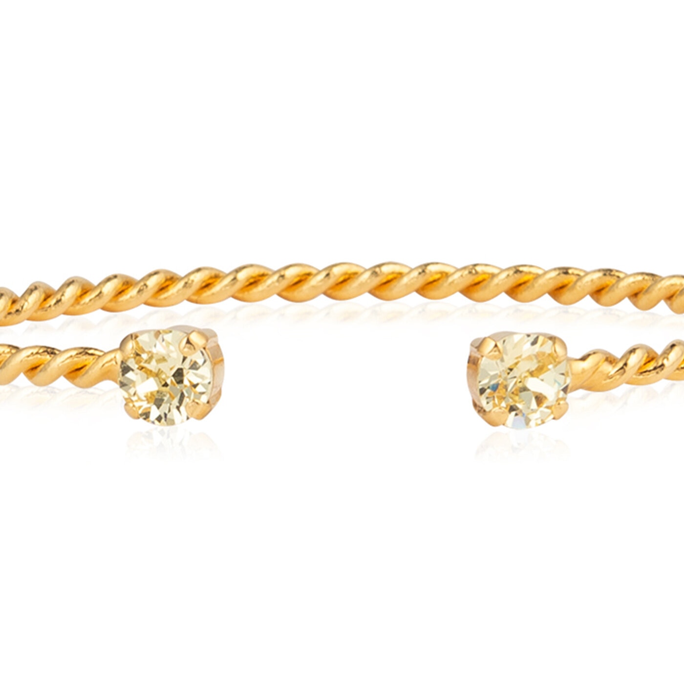 Mini Twisted Bracelet Gold / Jonquil