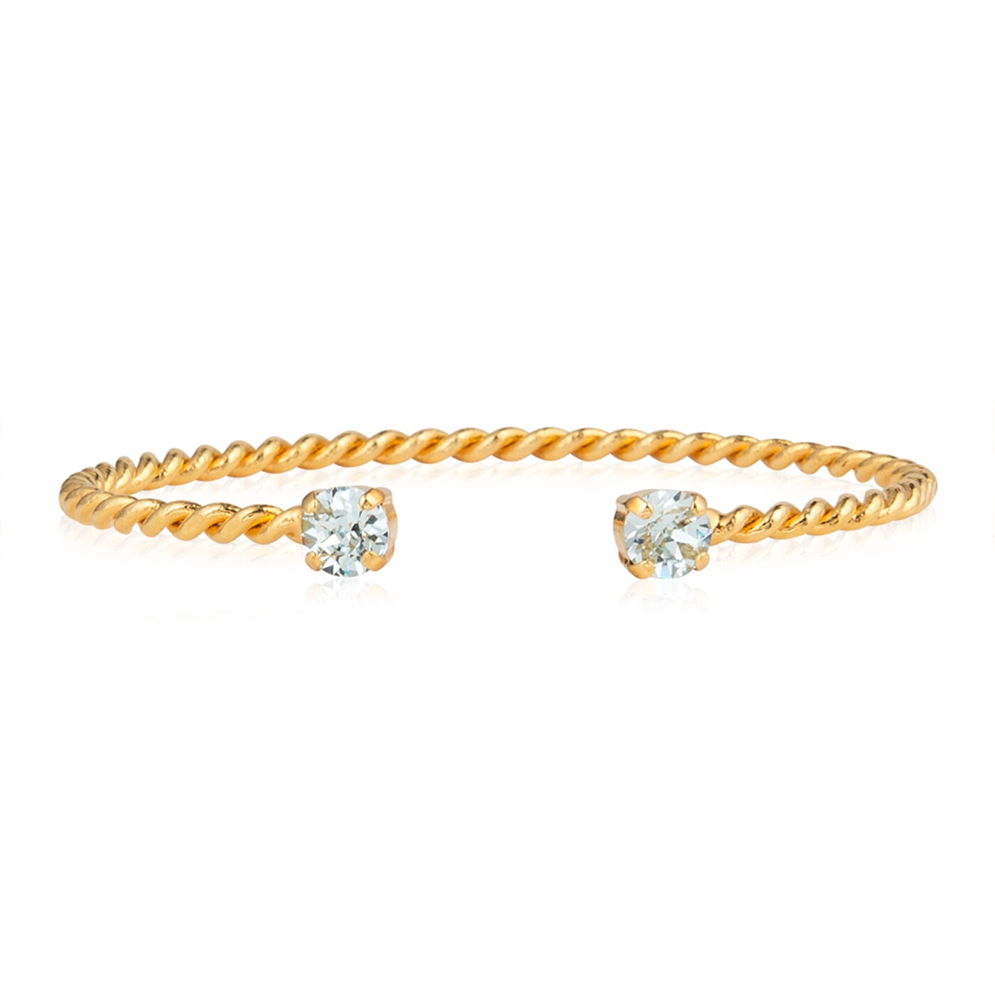 Mini Twisted Bracelet Gold / Light Azore