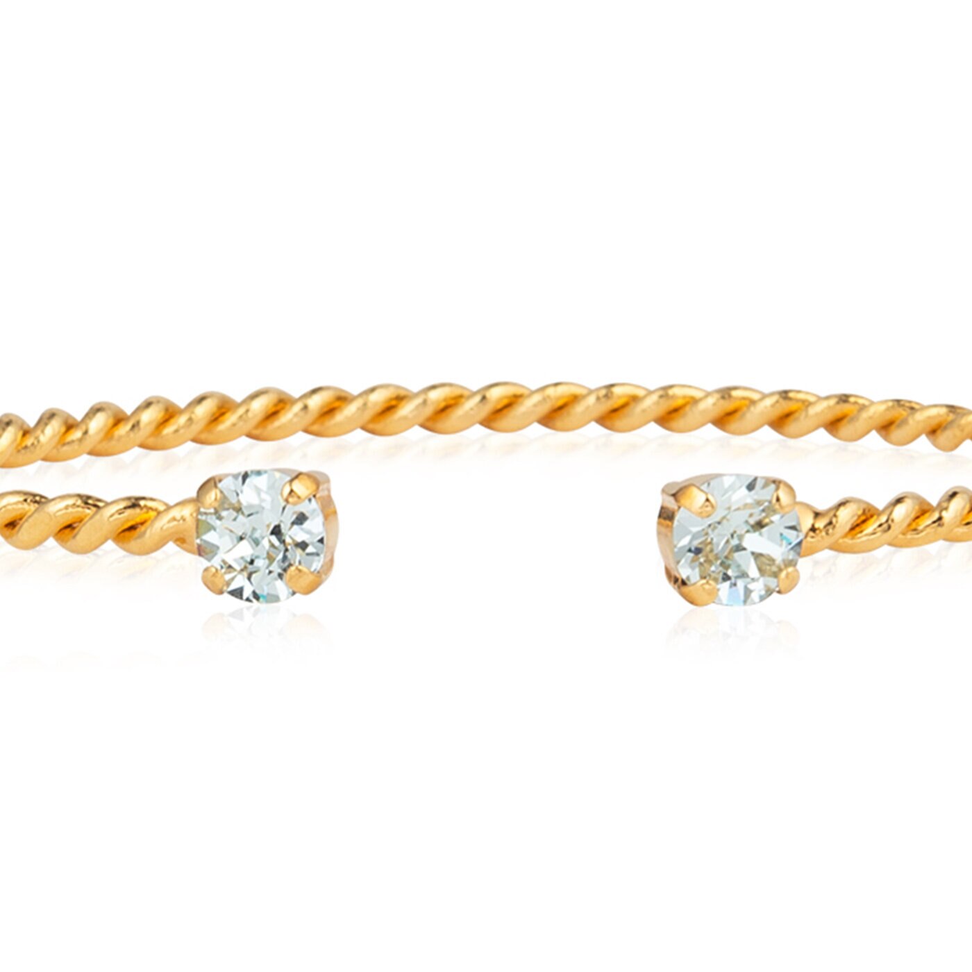 Mini Twisted Bracelet Gold / Light Azore