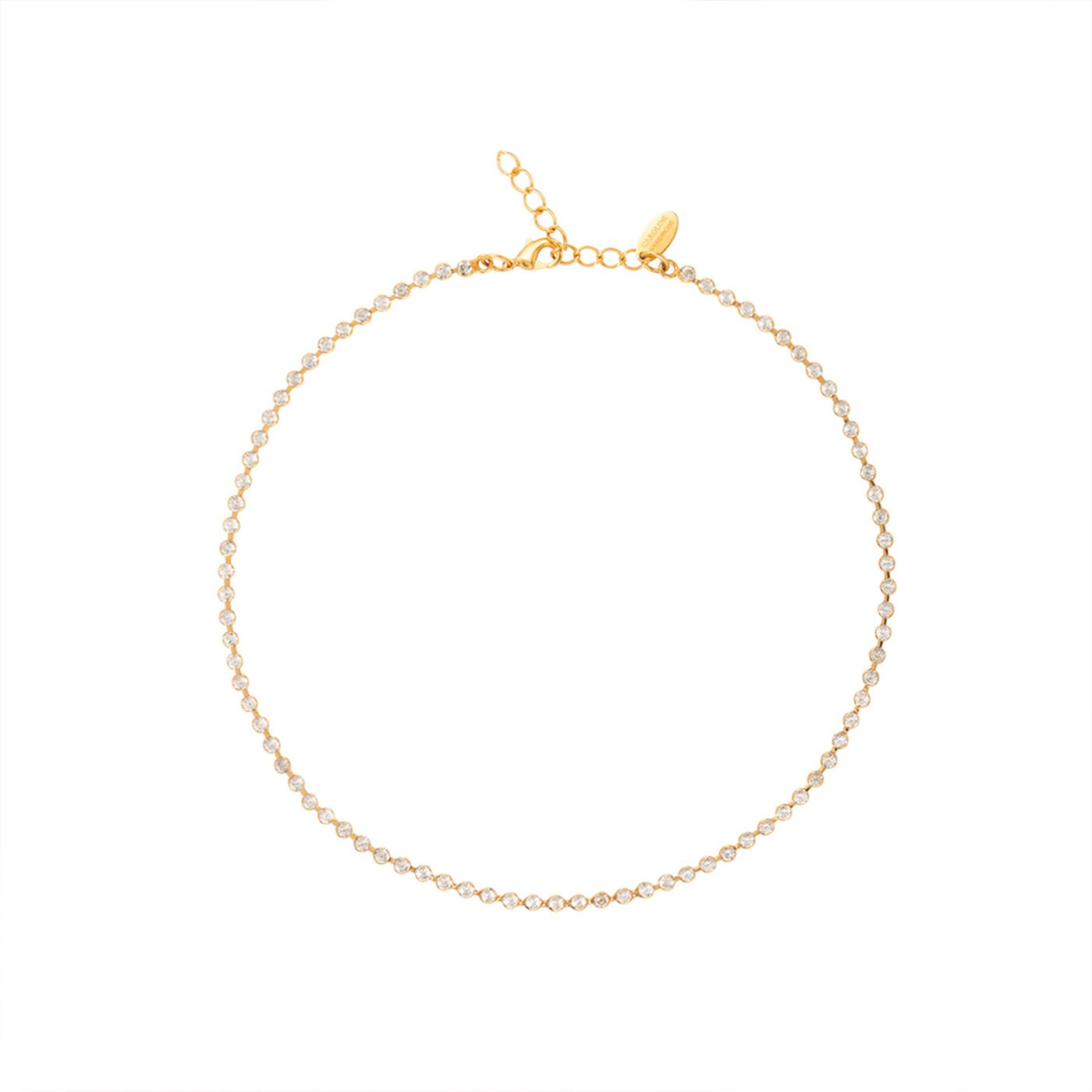 Siri Necklace Gold / Crystal