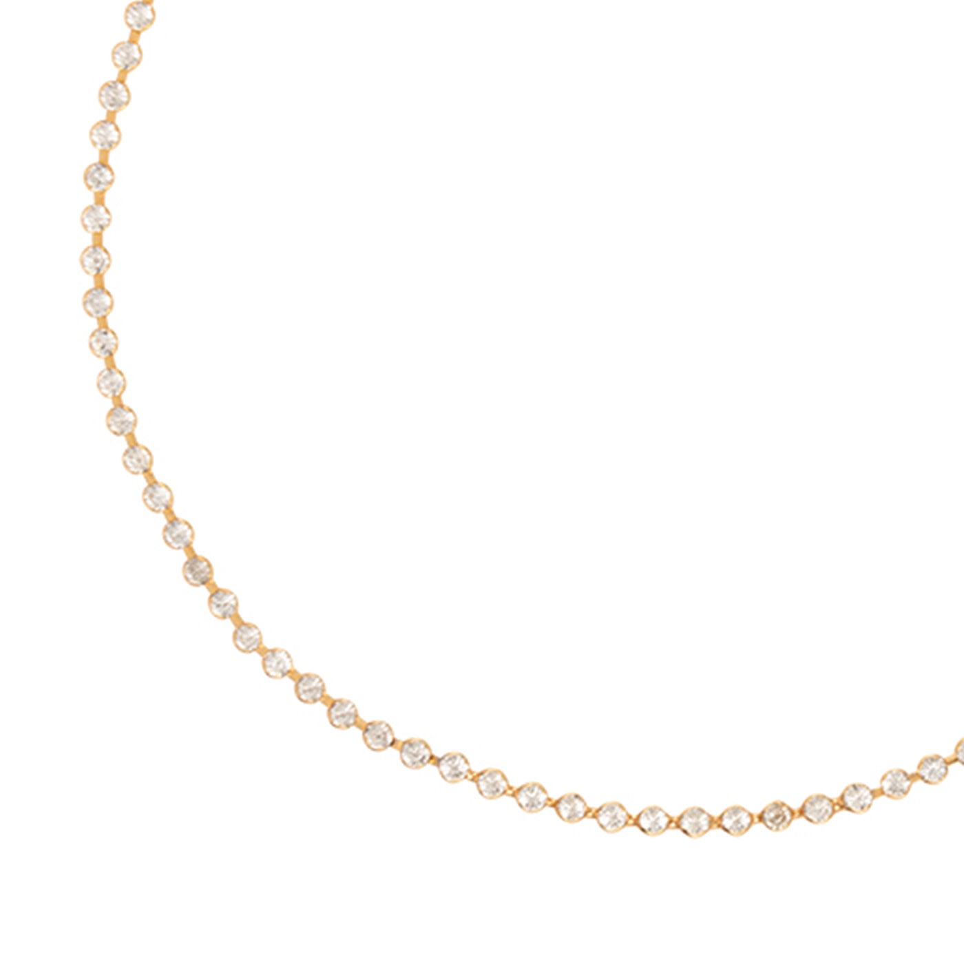 Siri Necklace Gold / Crystal