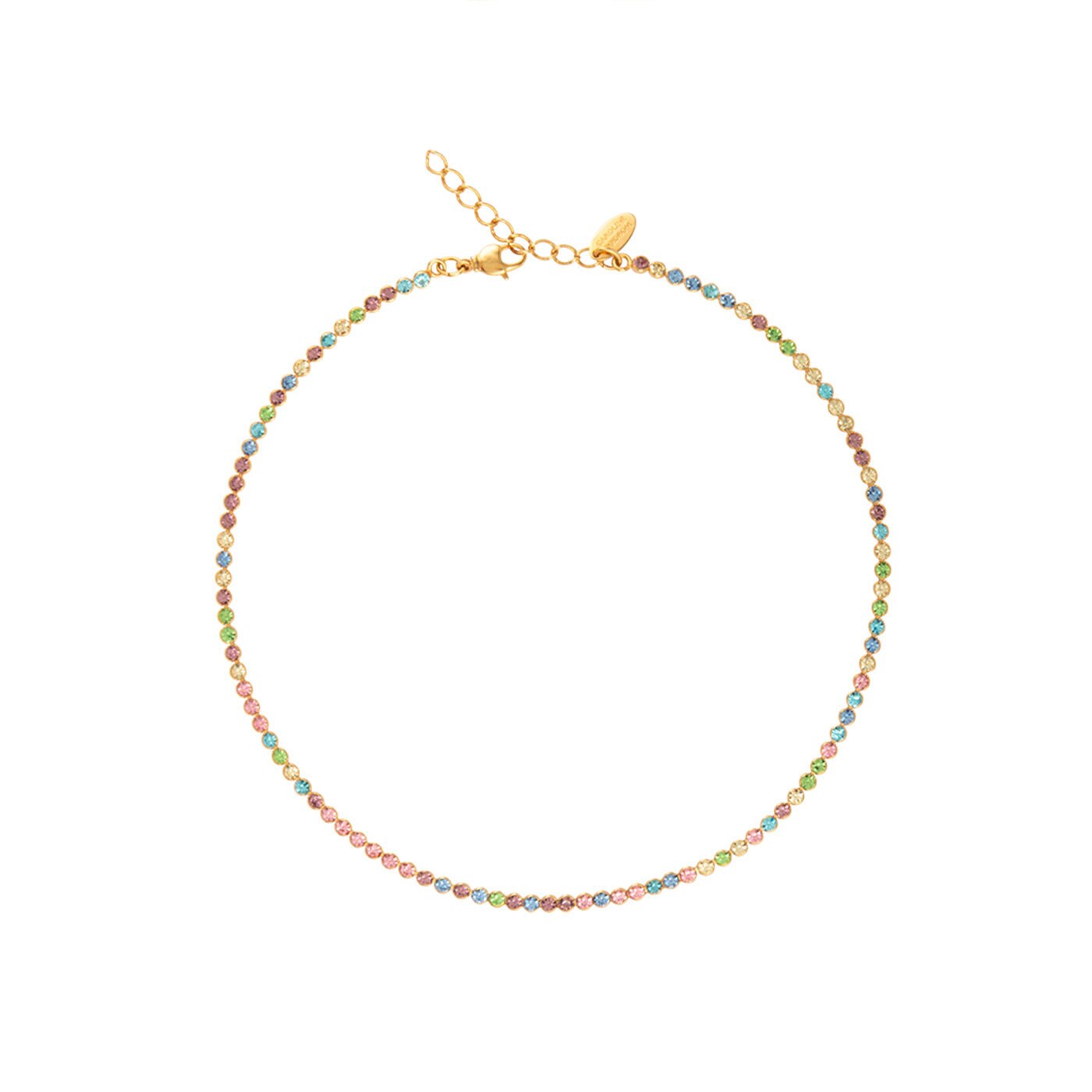 Siri Necklace Gold / Pastel Combo