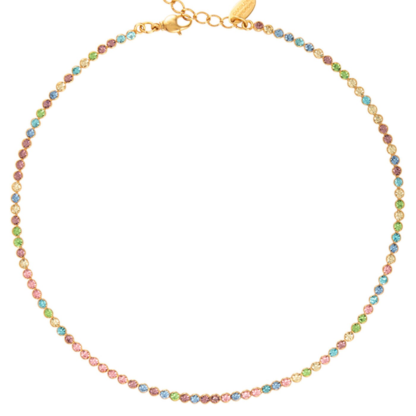 Siri Necklace Gold / Pastel Combo