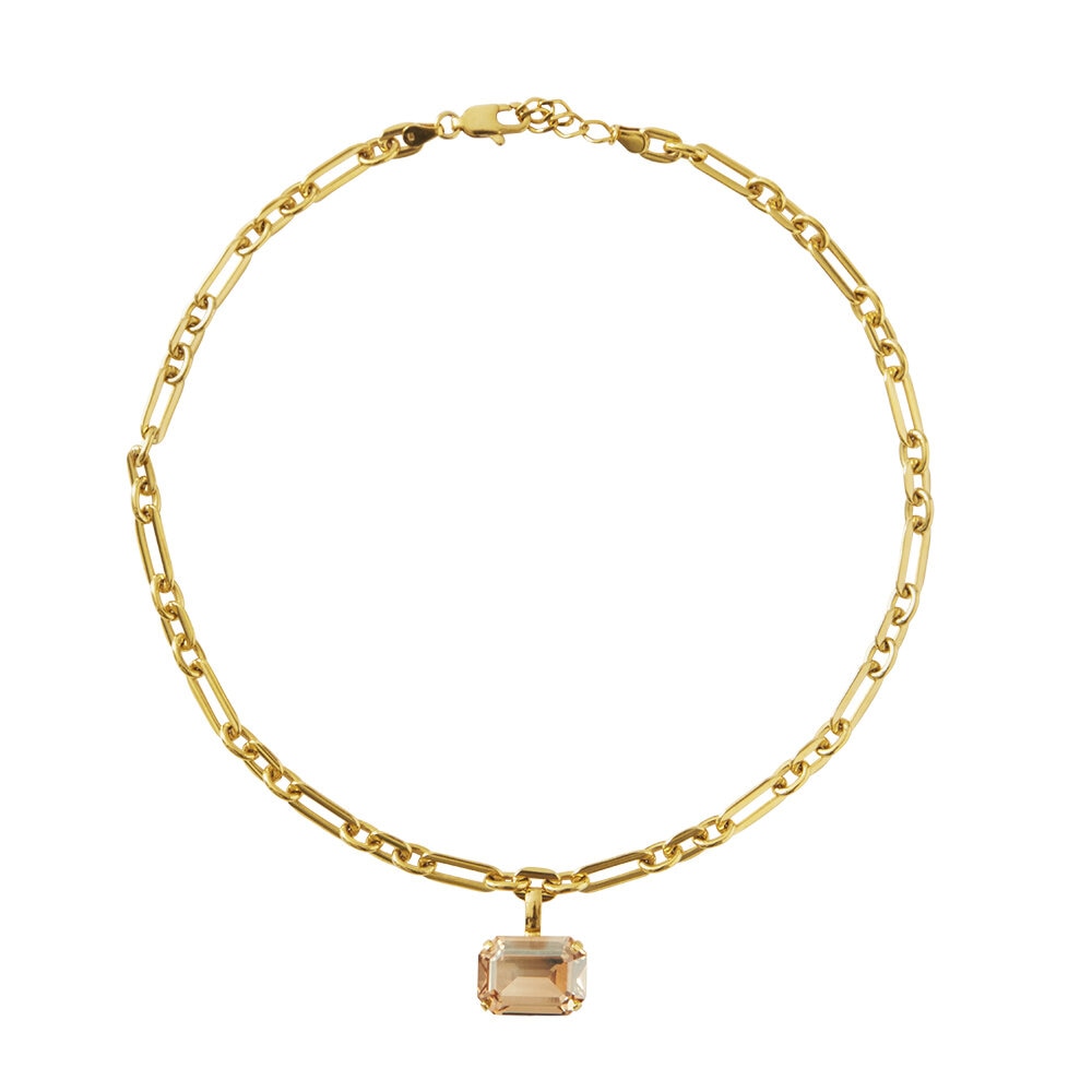 Lydia Chain Necklace Gold Golden Shadow