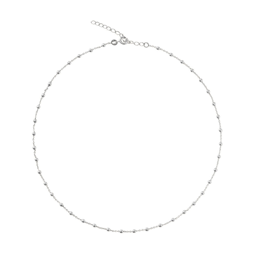 Emmy Rhodium Necklace 