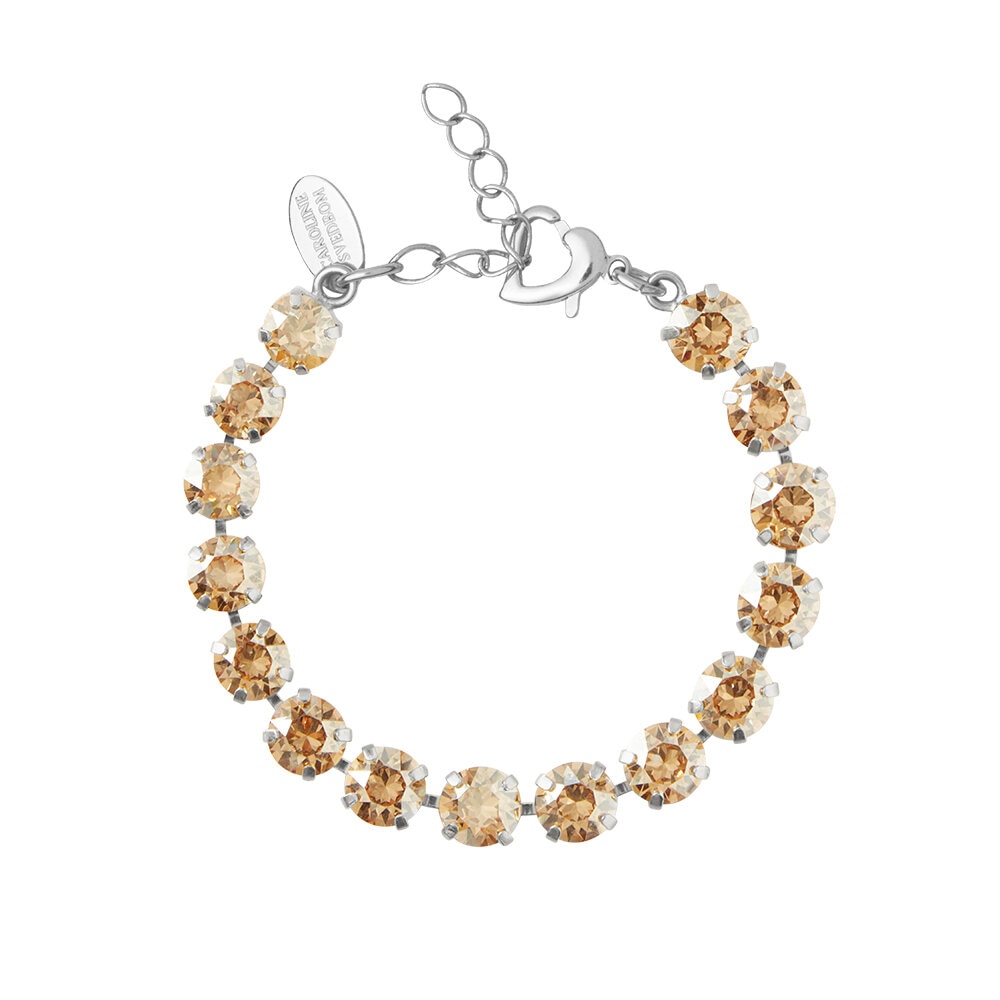 Cora Bracelet Rhodium Golden Shadow