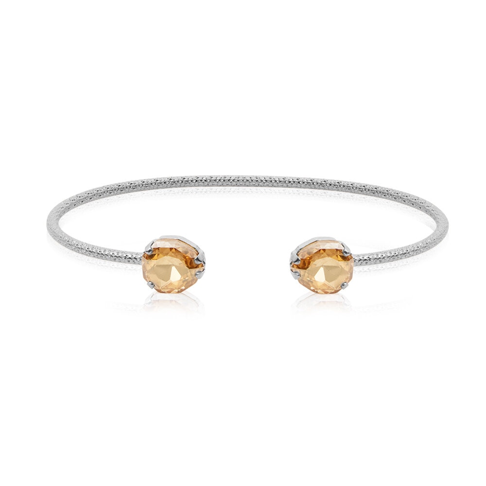 Carlotta Bracelet Rhodium Golden Shadow