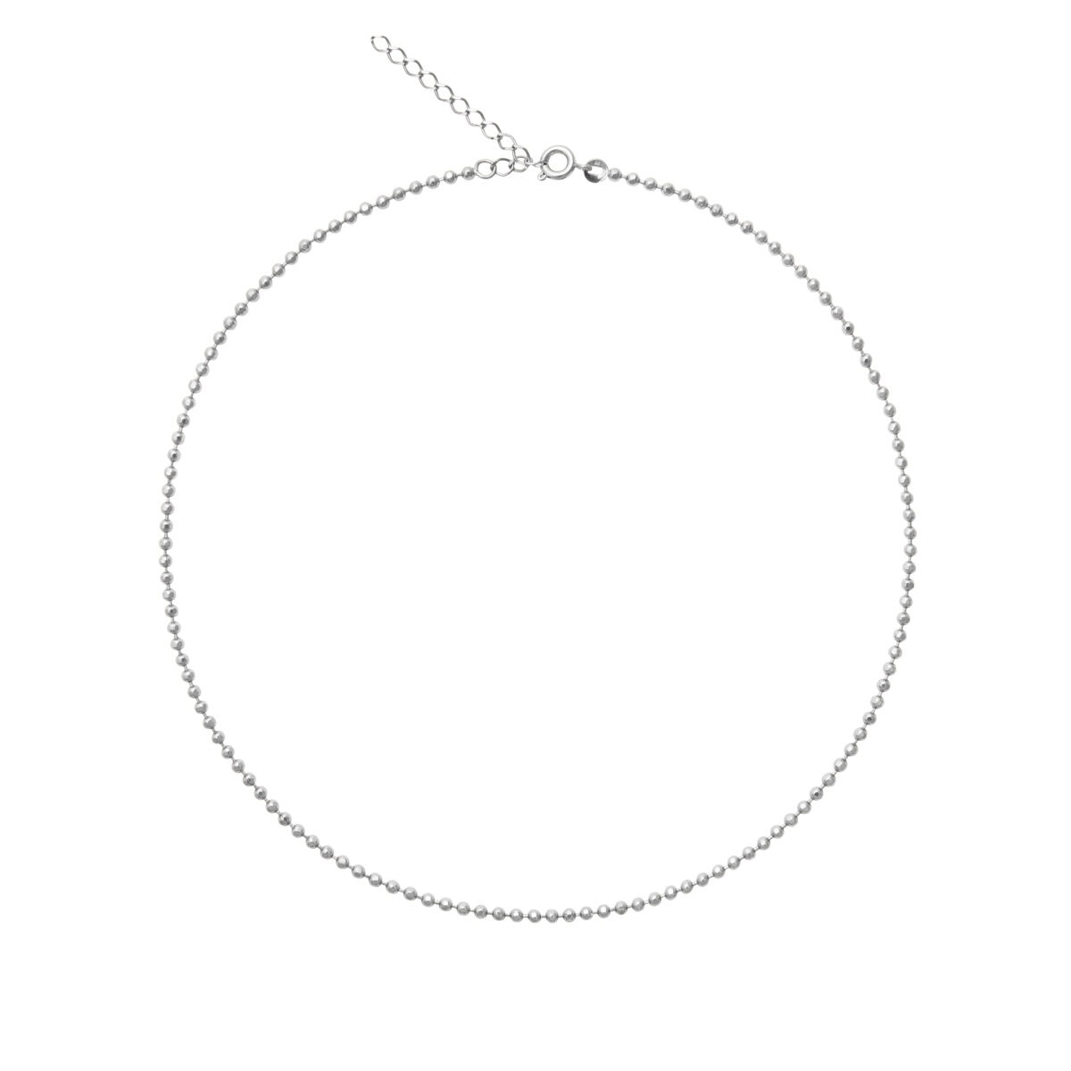 Mona Necklace Rhodium