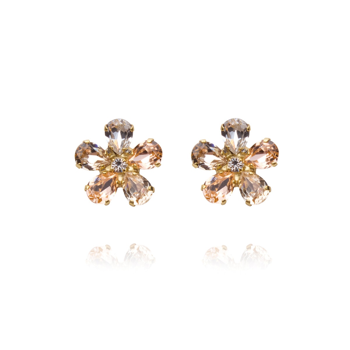 May Earrings Gold / Silk Combo