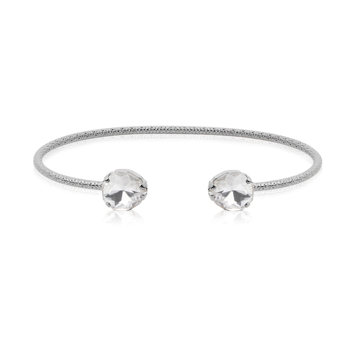 Mini Carlotta Bracelet Rhodium Crystal