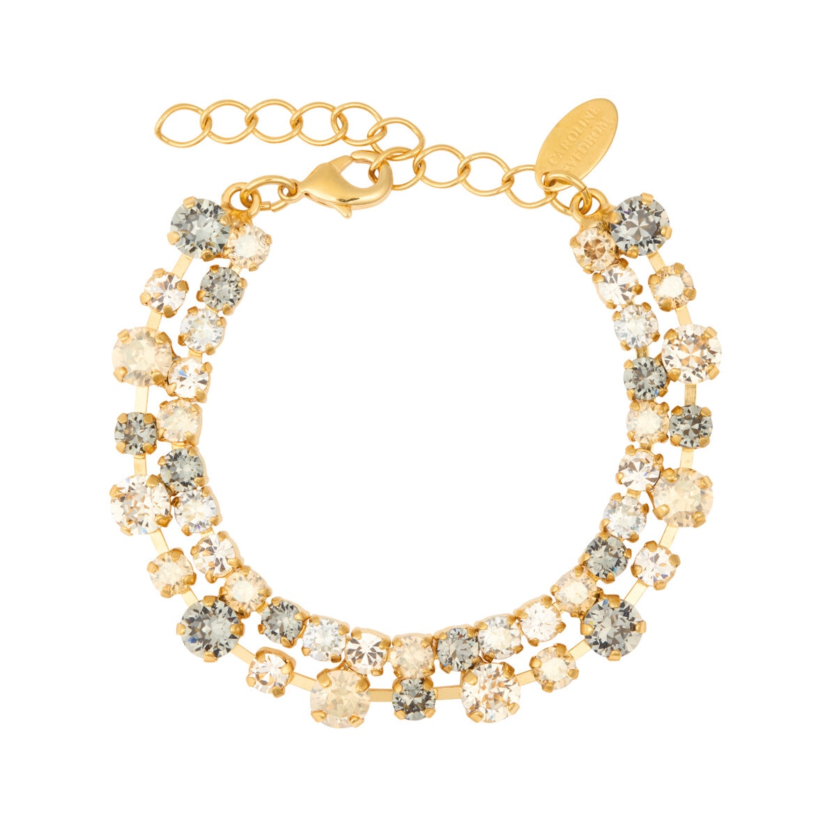 Mini Pomona Bracelet / Black Golden Combo