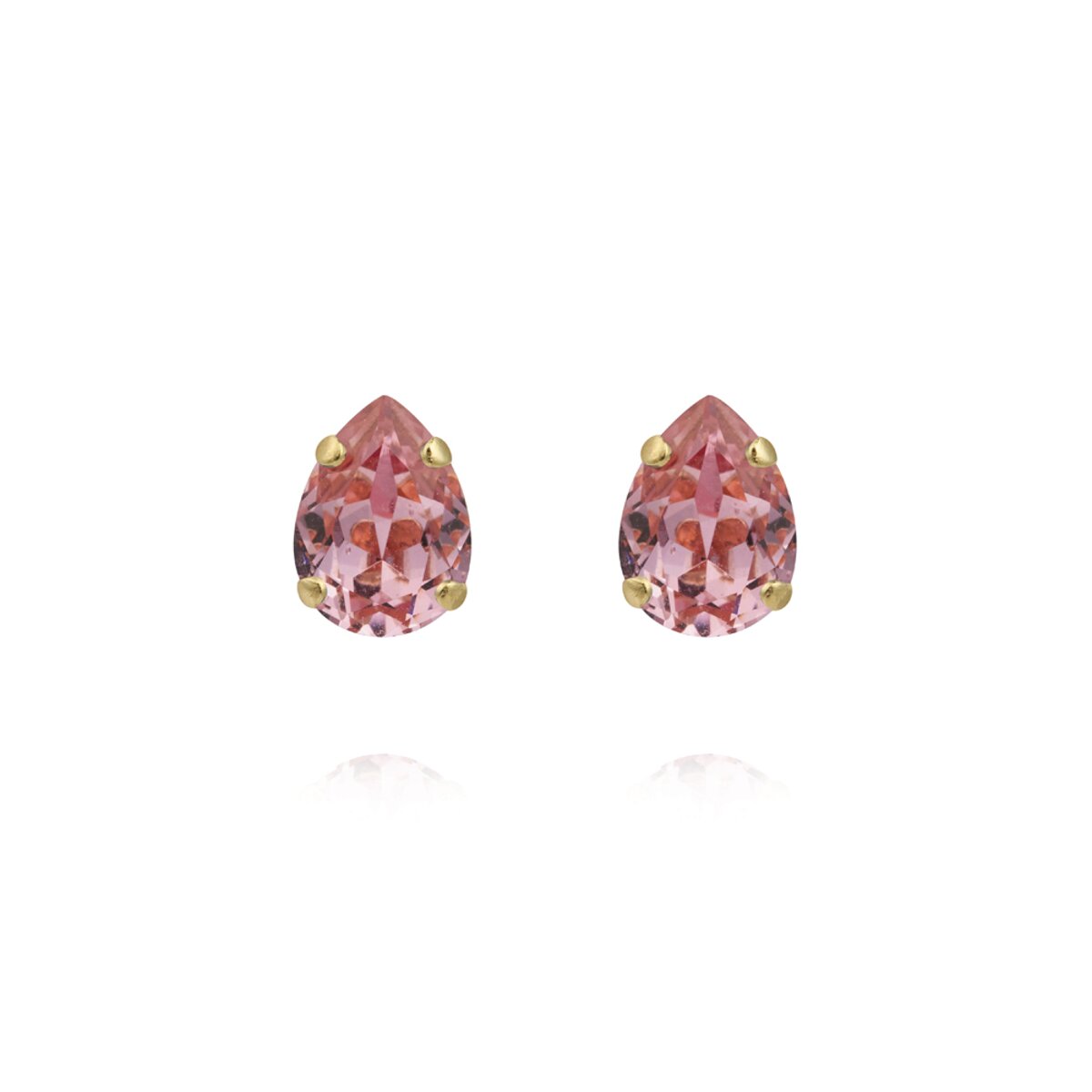 Amelia Stud Earrings / Light Rose