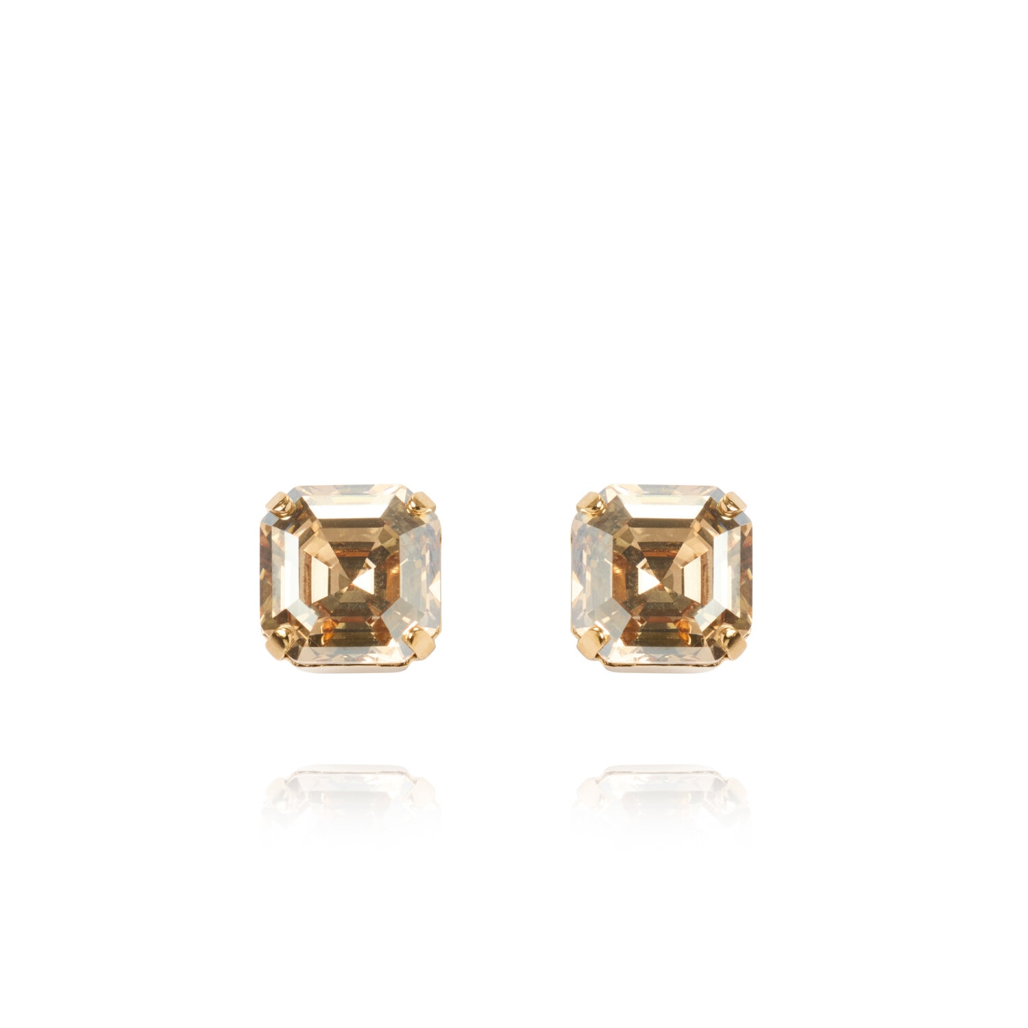 Eve Stud Earrings / Golden Shadow