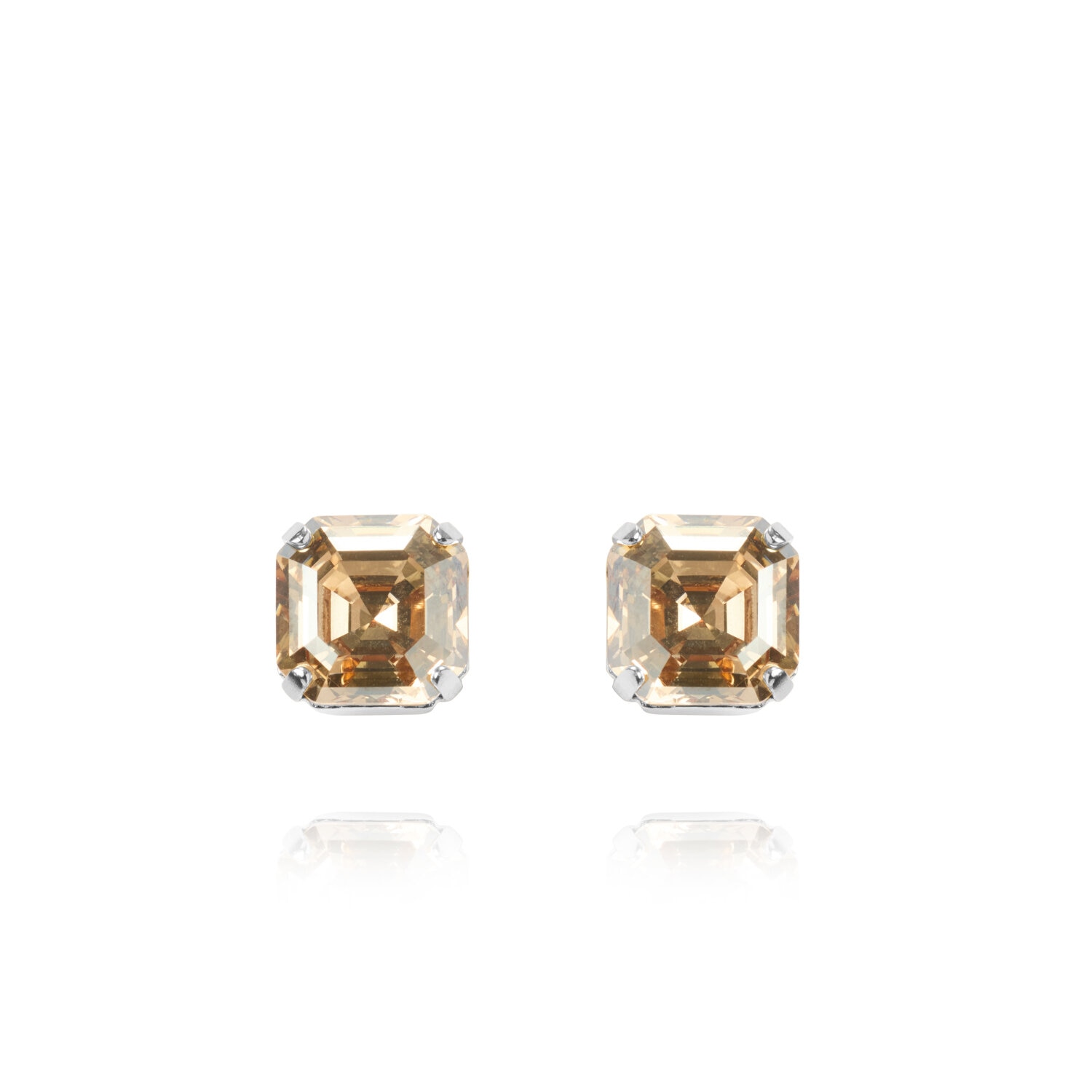 Eve Stud Earrings / Golden Shadow