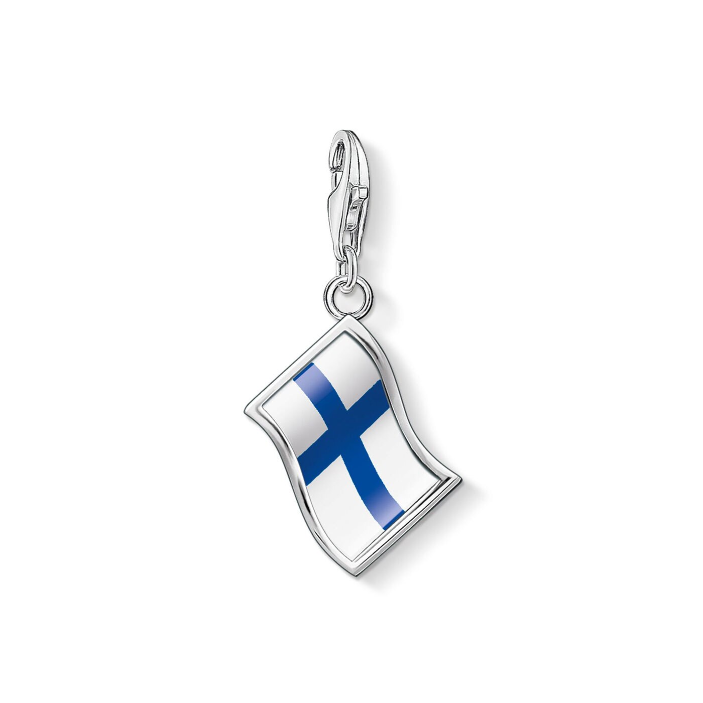 Charm pendant flag Finland