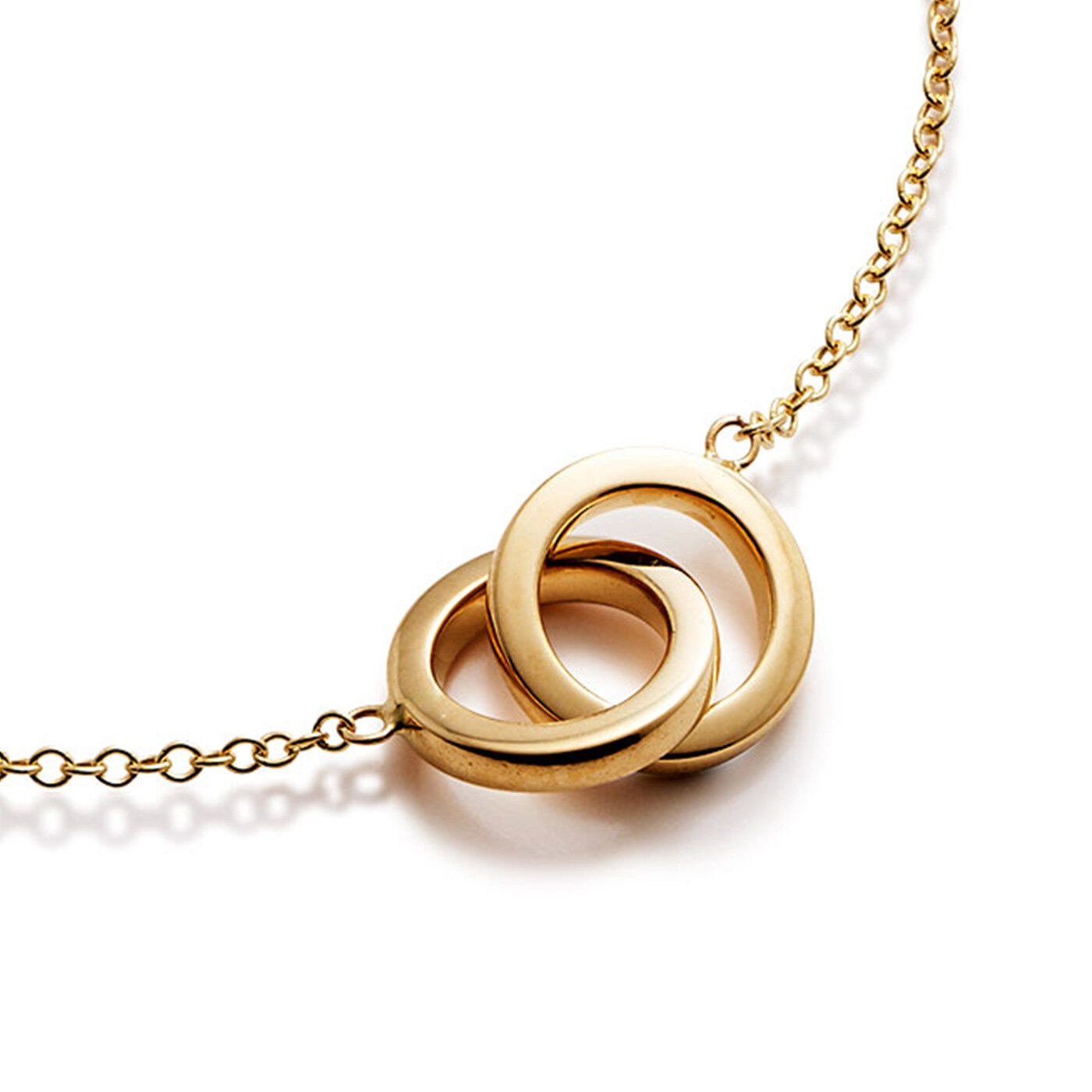 Double ring armband 18K  
