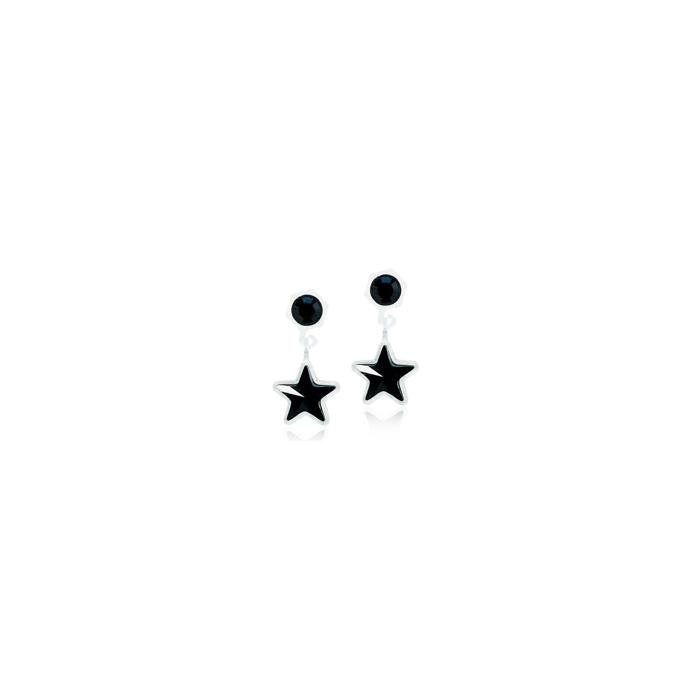 MP Pendant Star 4/6 mm, Jet