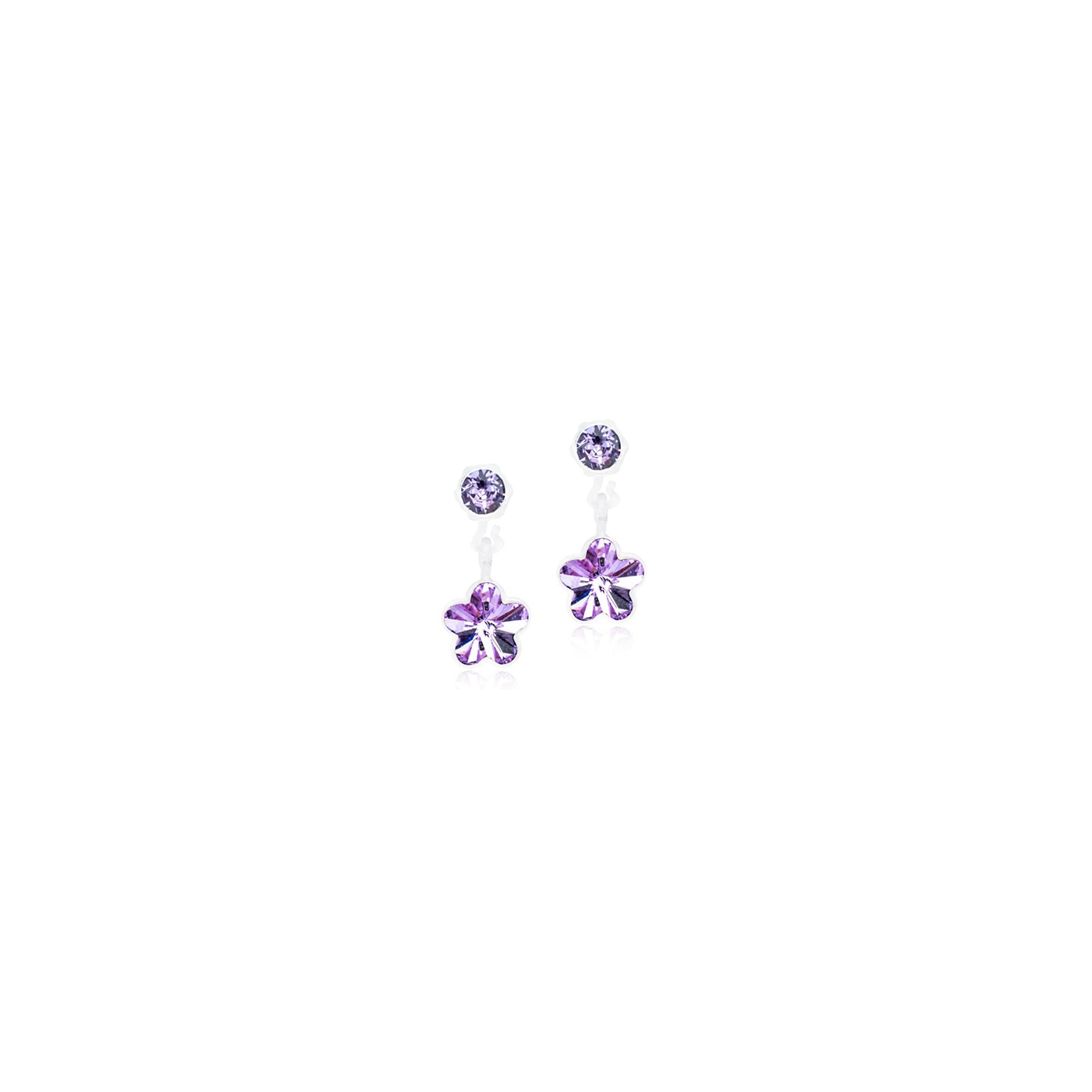 Pendant Flower Örhängen Violet