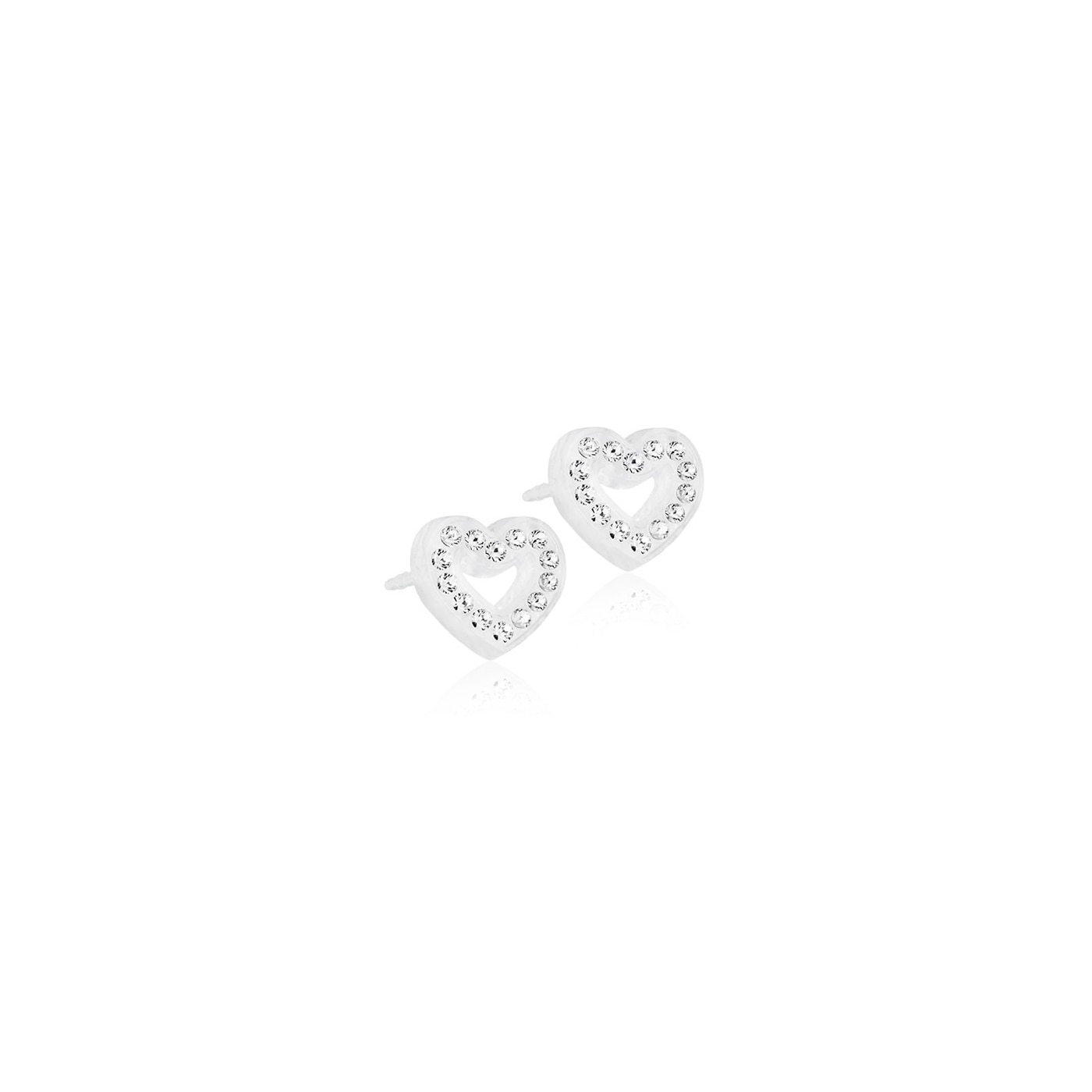 MP Brilliance Heart Hollow 10 mm, Crystal
