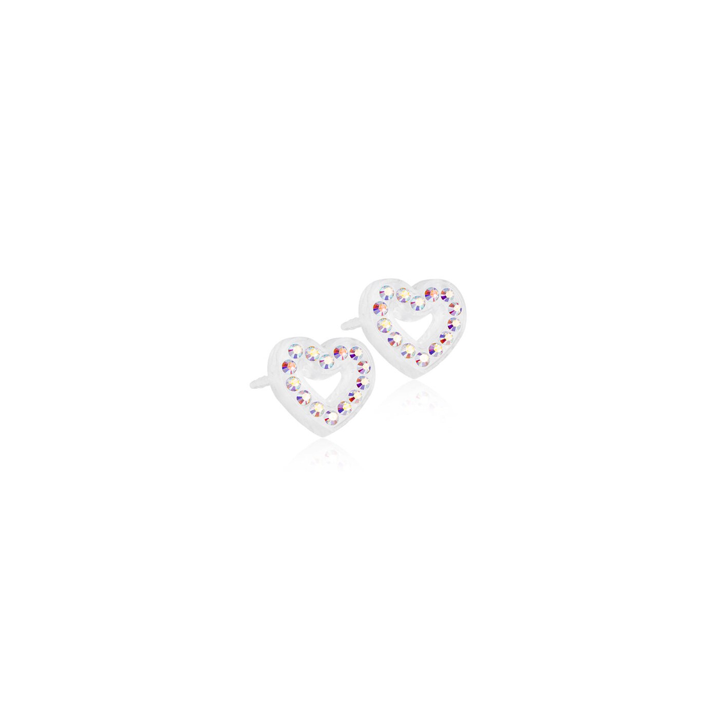 MP Brilliance Heart Hollow 10 mm, Rainbow
