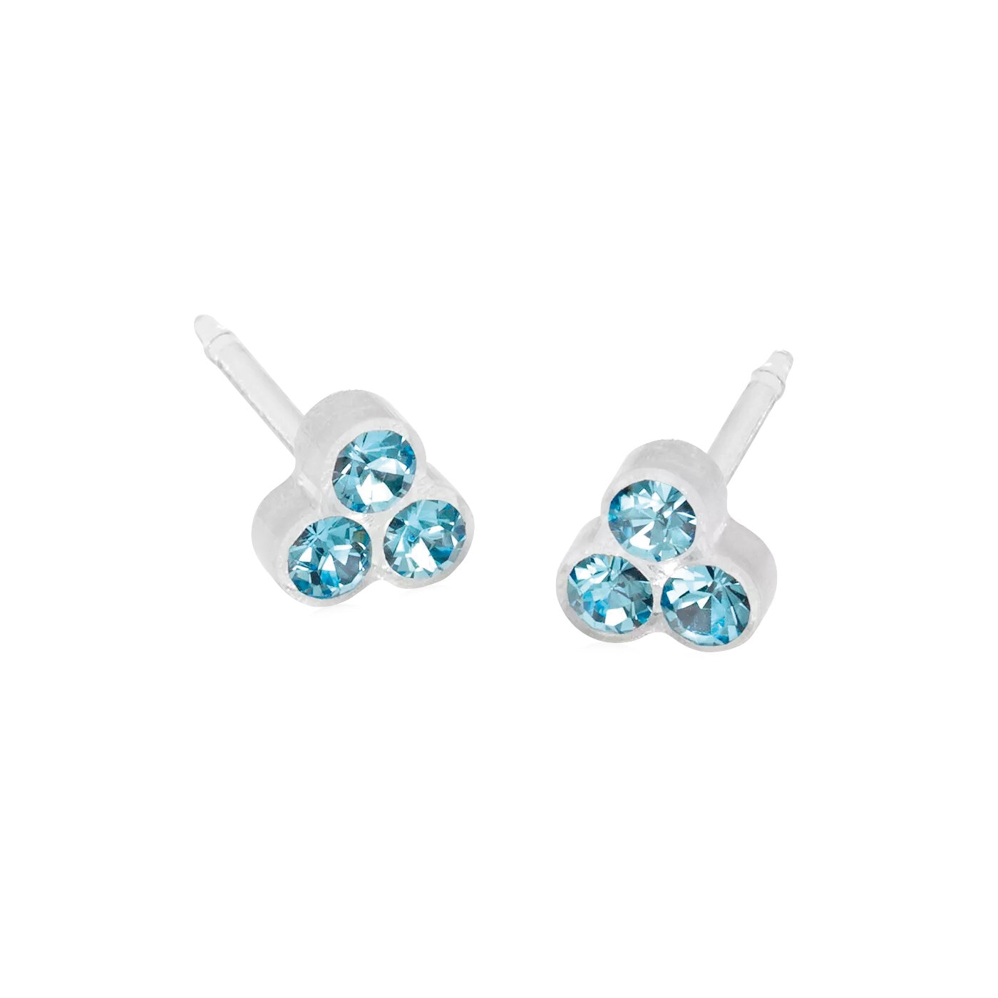 Clover Örhängen Aquamarine