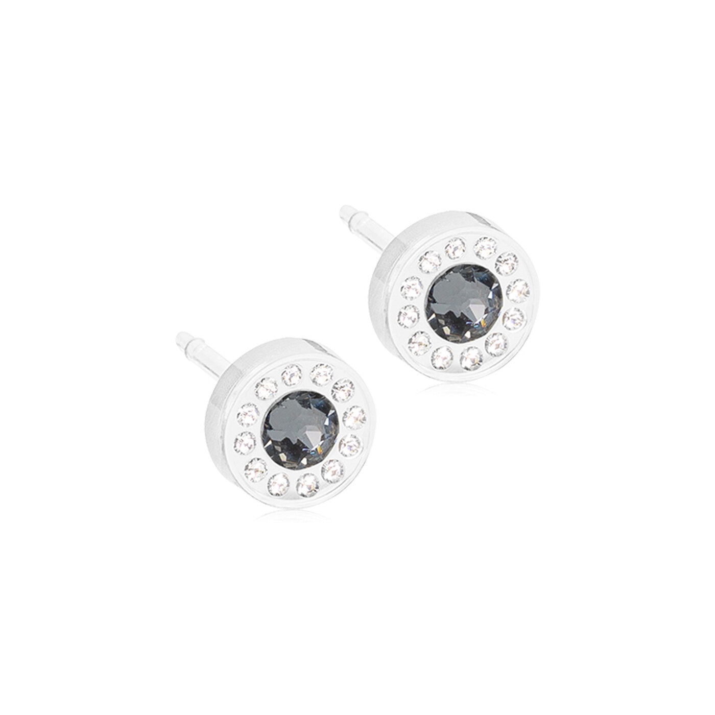 MP Brilliance Halo 6 mm, Crystal/black diamond