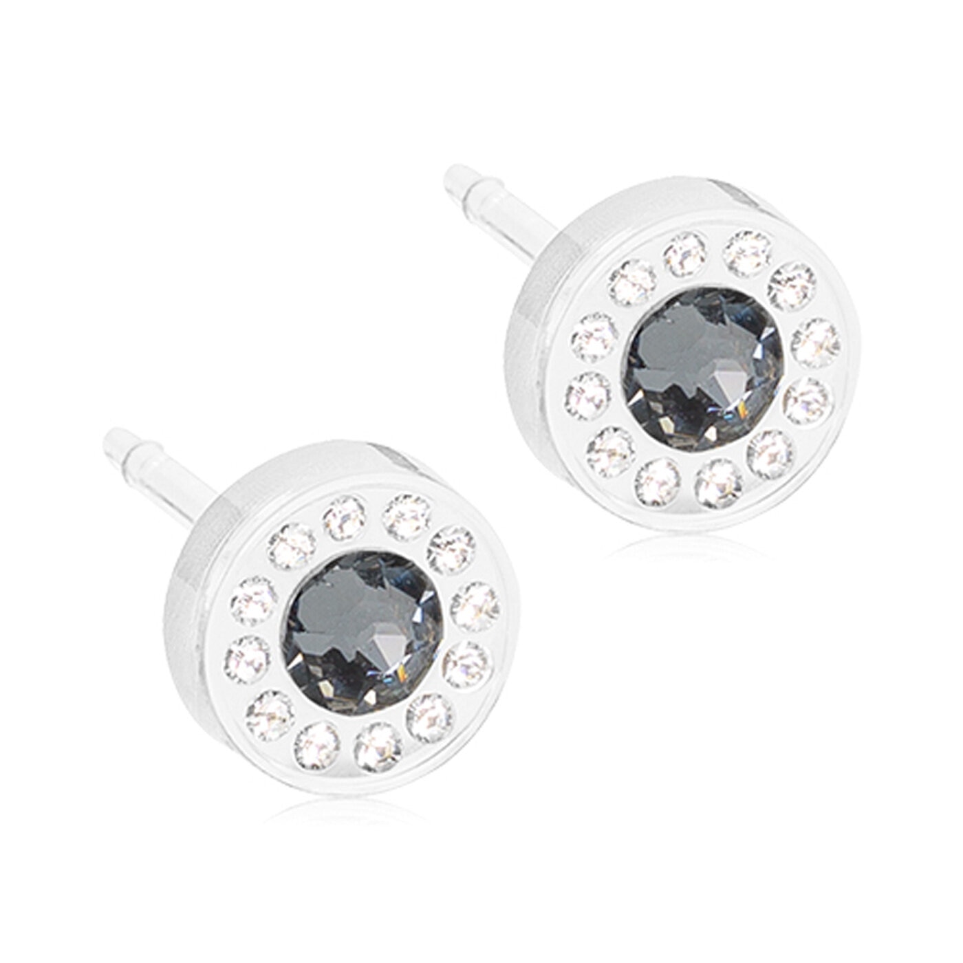Brilliance Halo Örhängen Crystal/black diamond