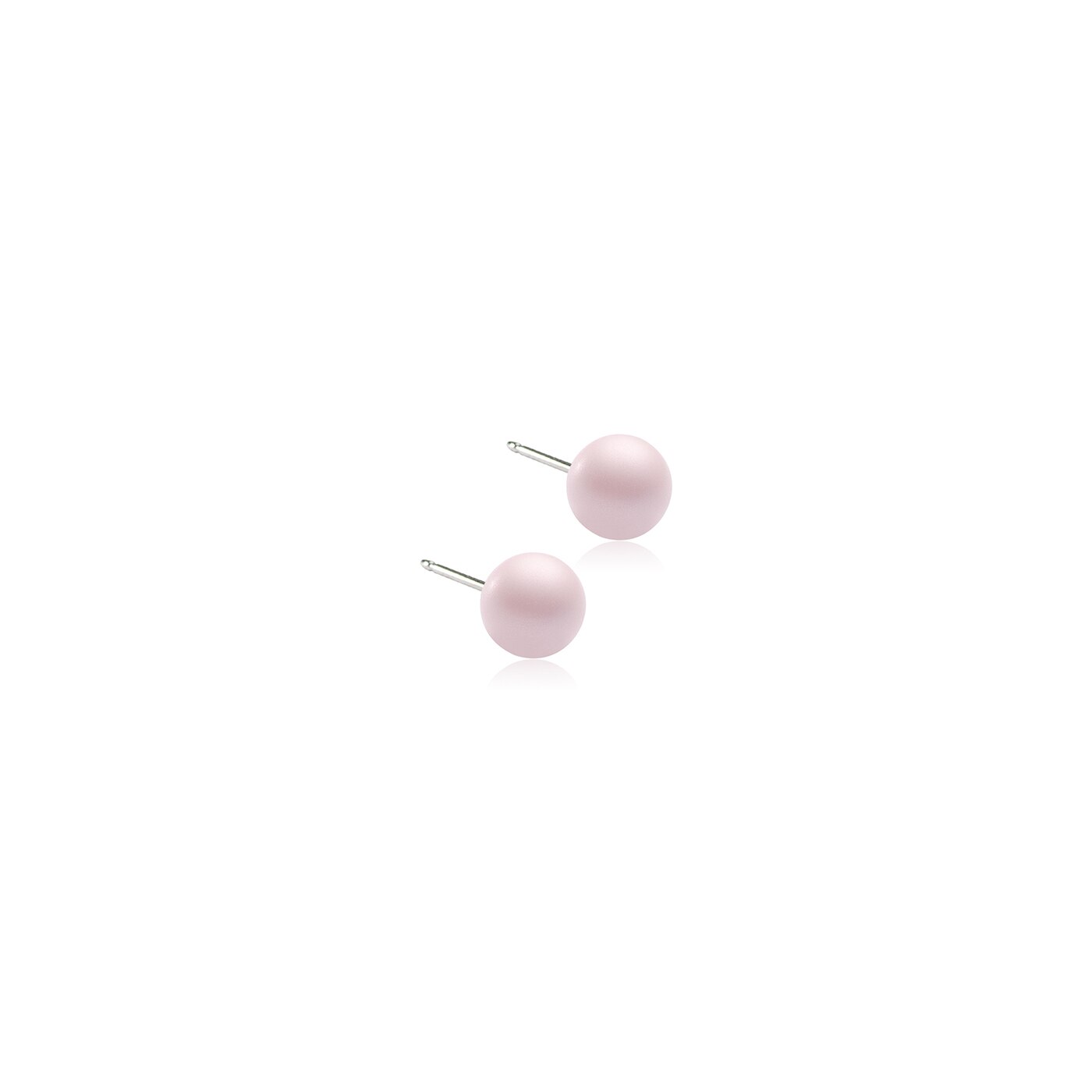Pearl Örhängen 6 mm Light rose