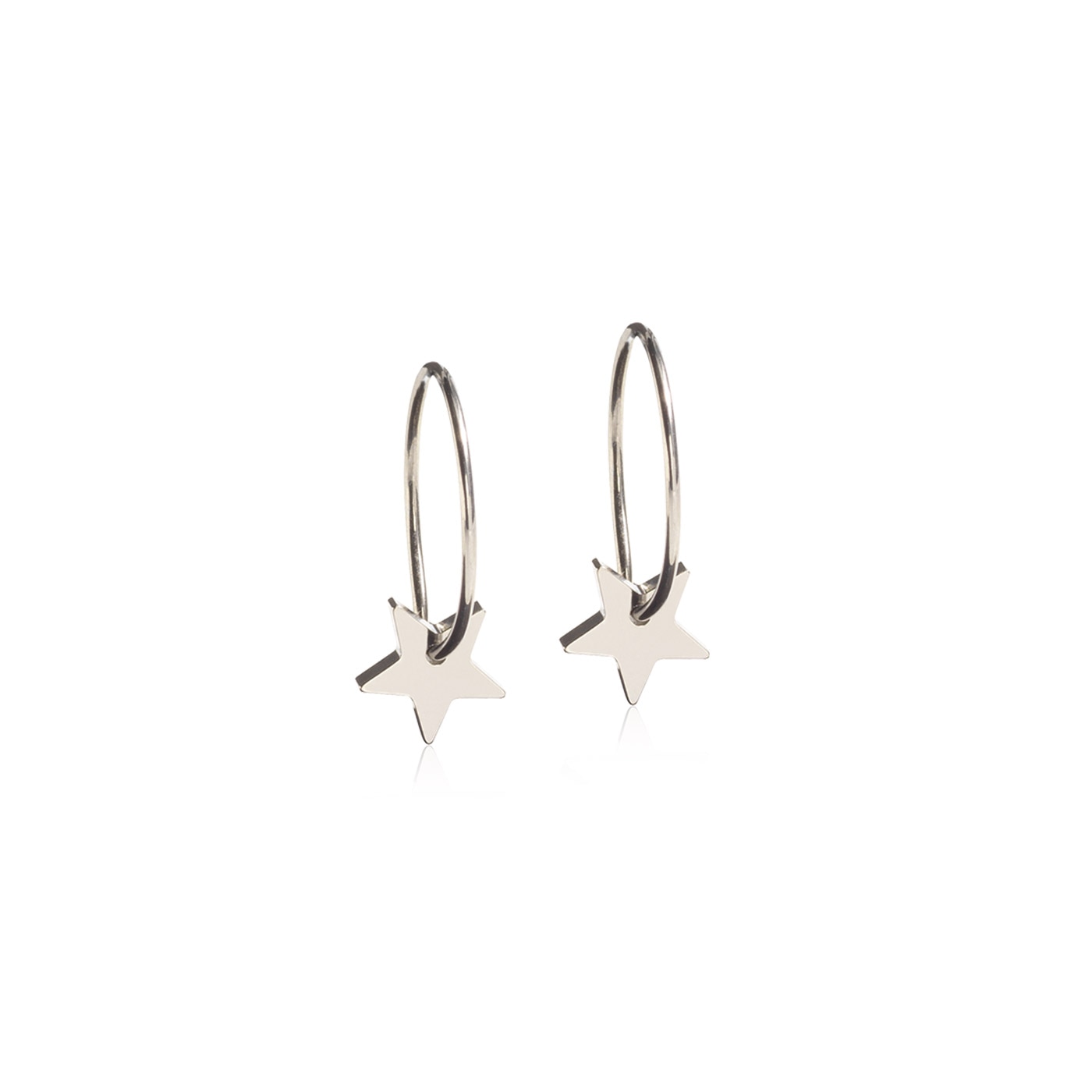 NT Ear Ring, Pendant Star 8 mm