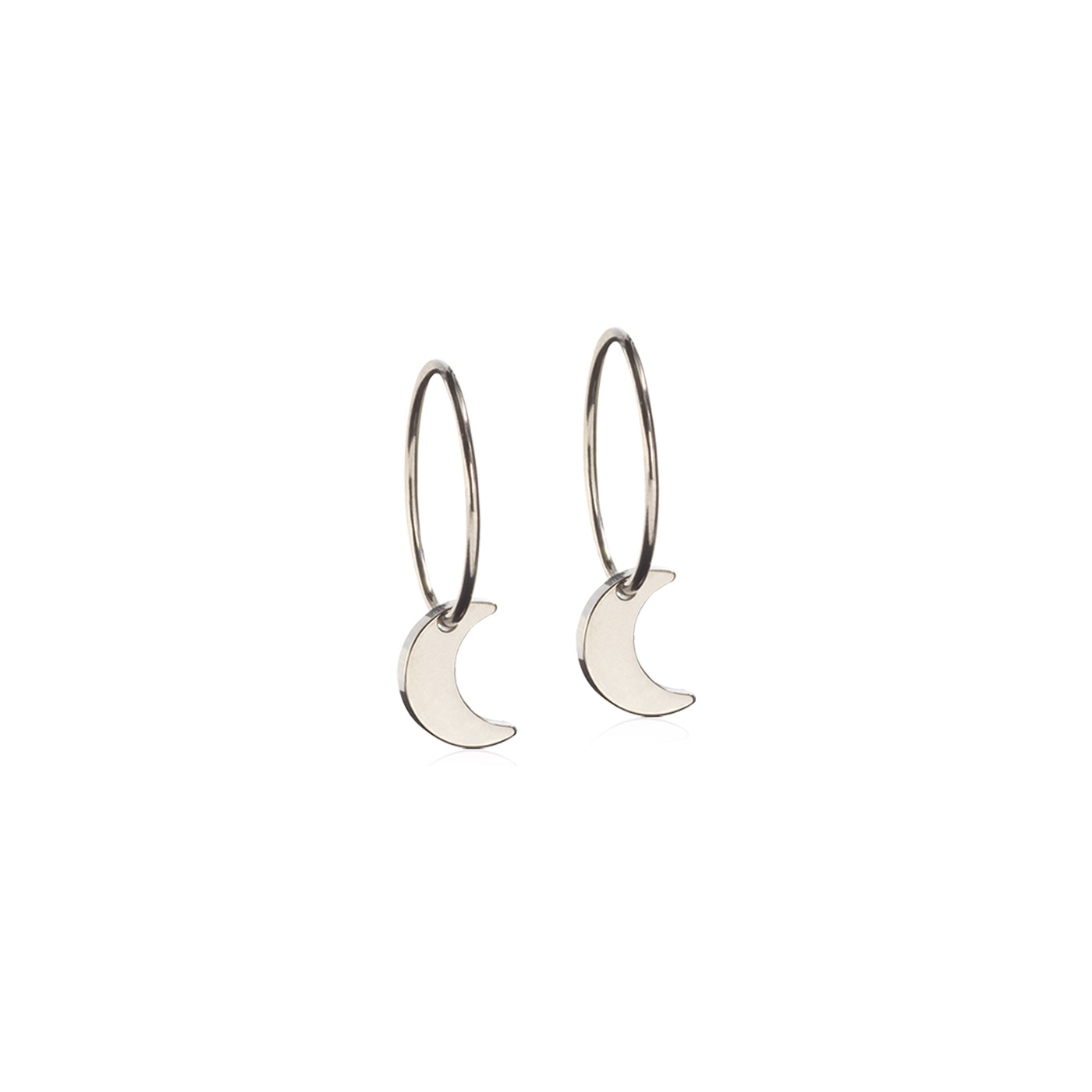 Ear Ring 14 mm Pendant Moon