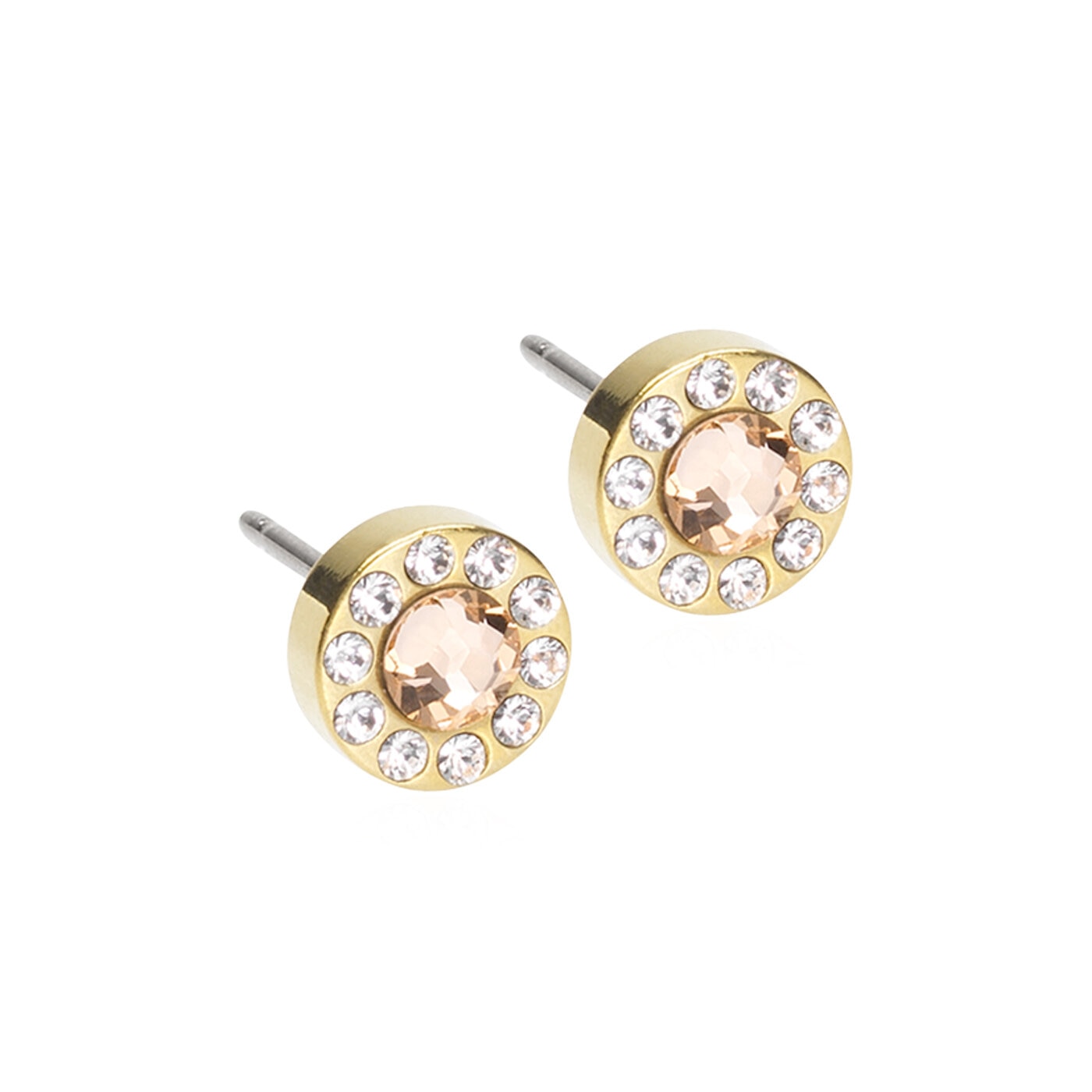 GT Brilliance Halo 6 mm, Crystal/gold