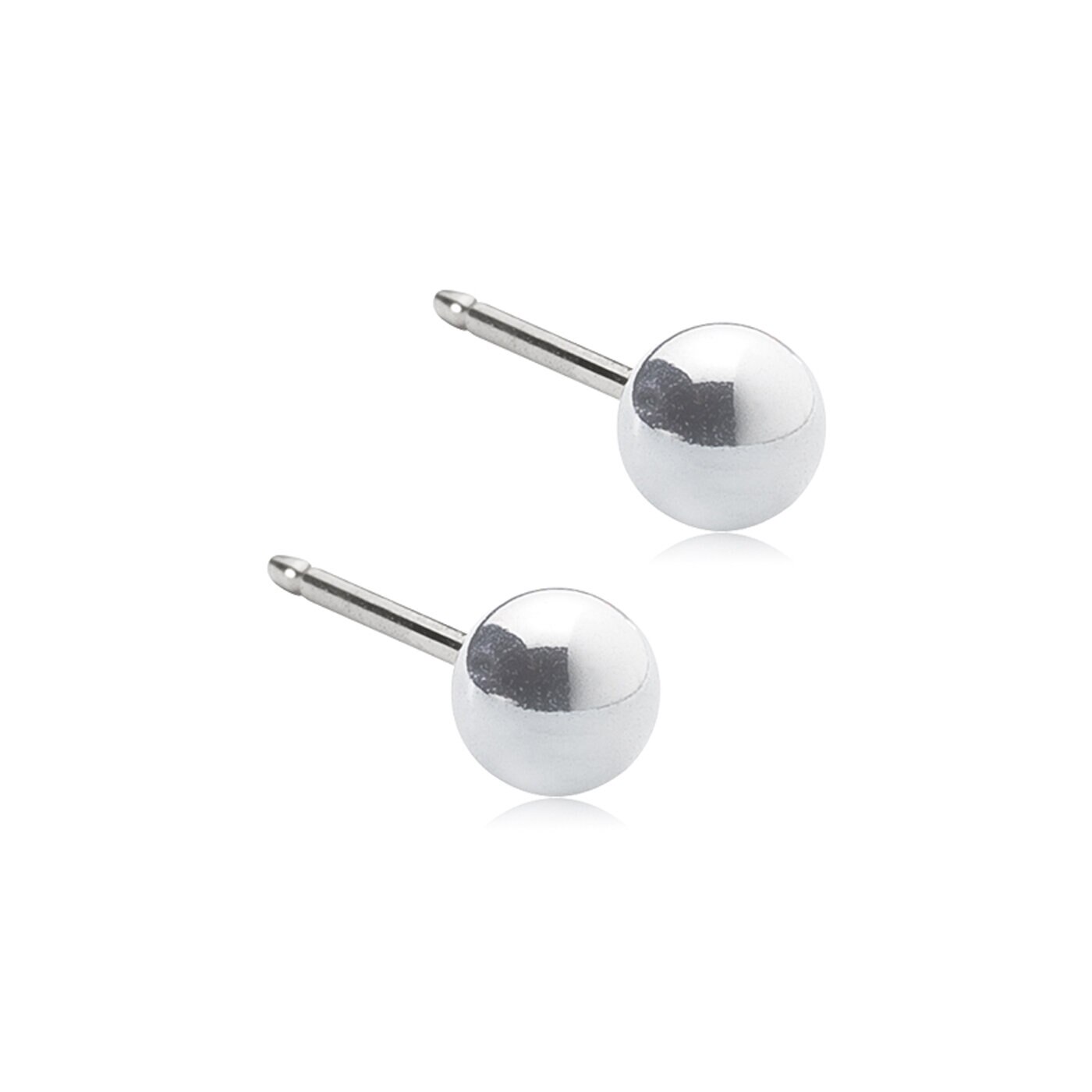 Ball Örhängen 4 mm