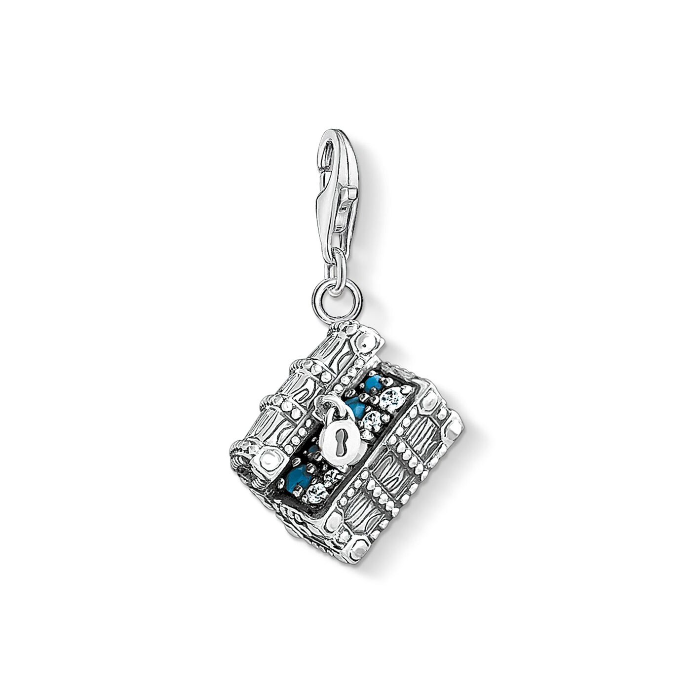Charm pendant treasure chest