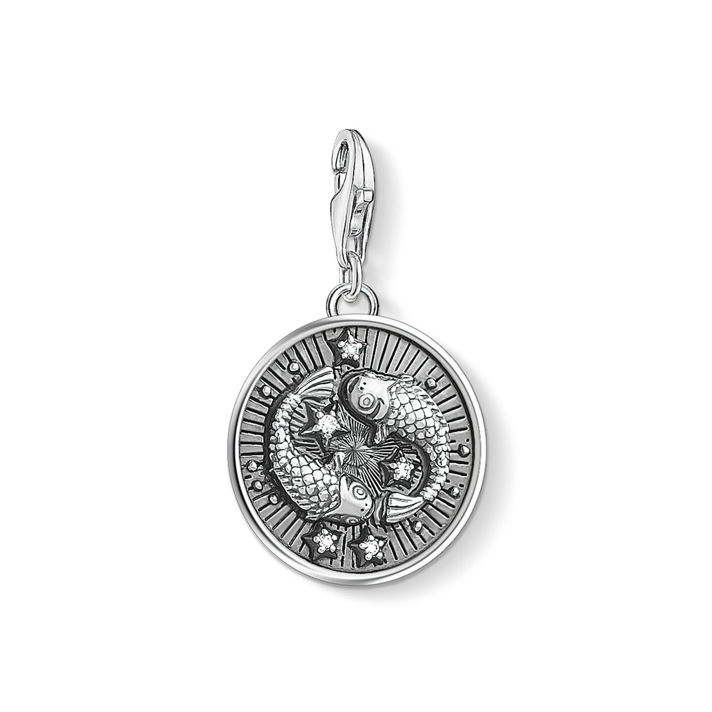 Charm pendant zodiac sign Pisces