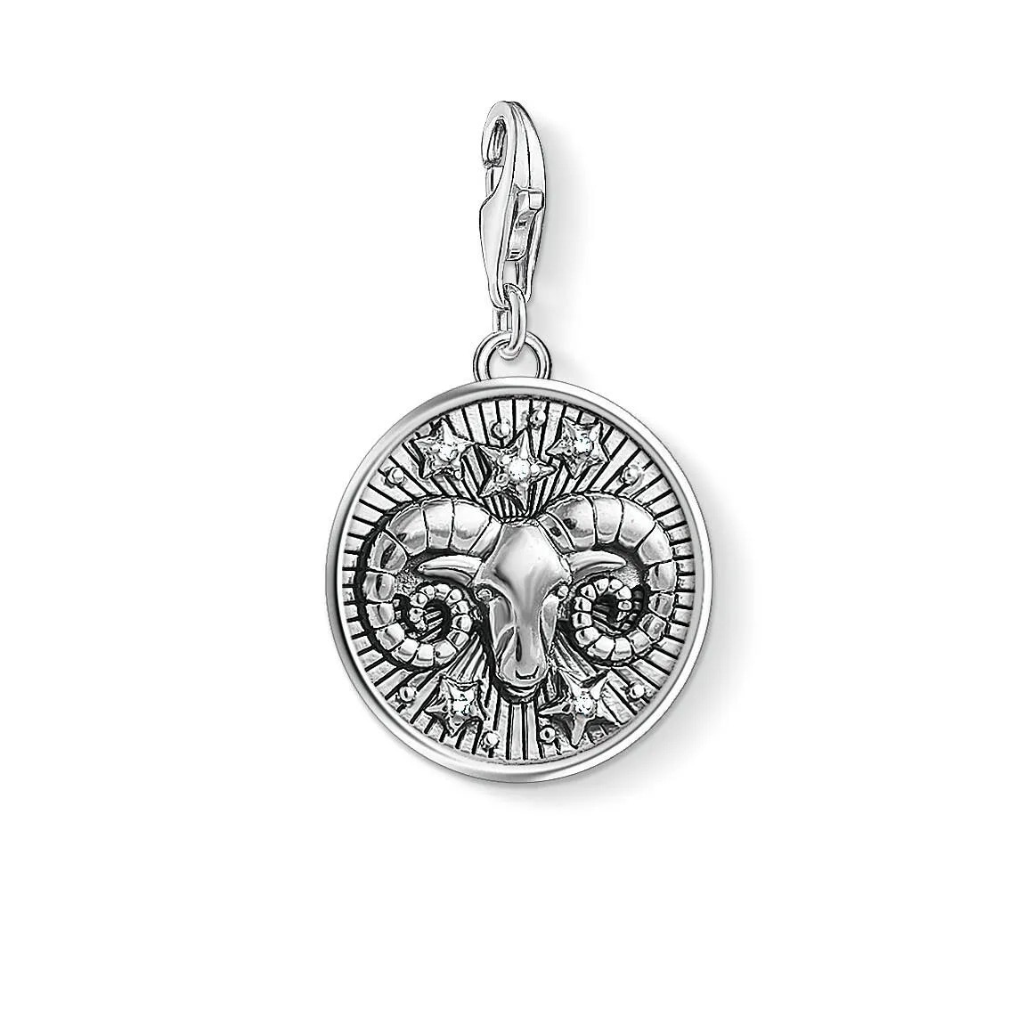 Charm pendant zodiac sign Aries