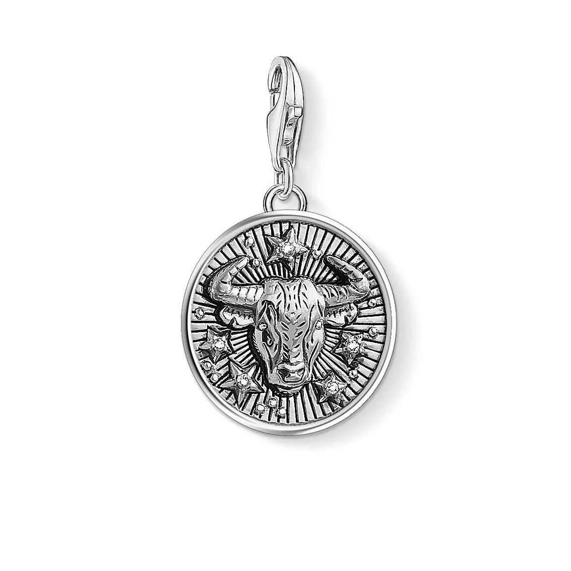 Charm pendant zodiac sign Taurus