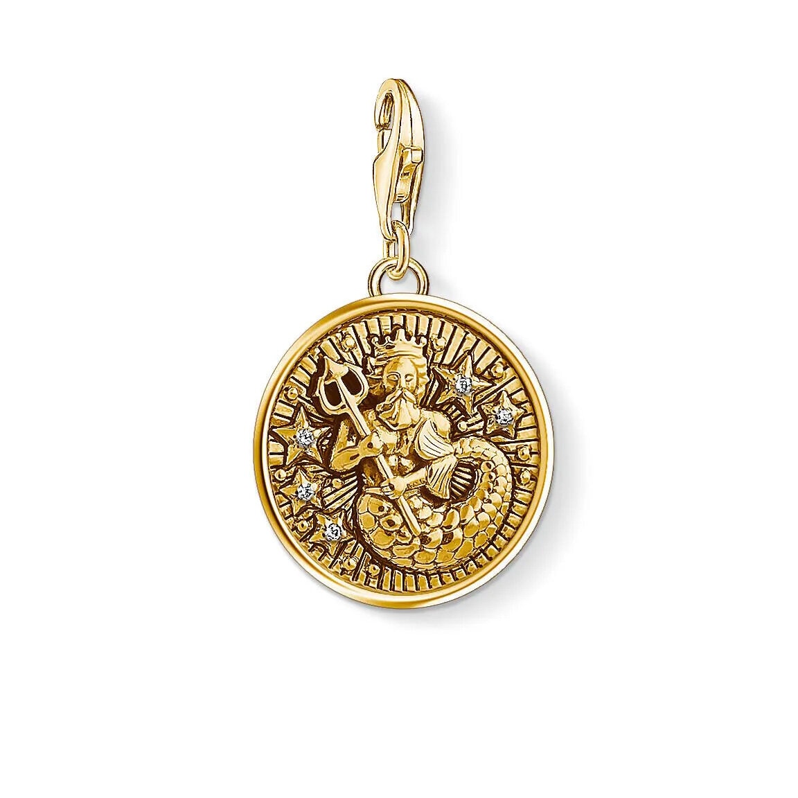 Charm pendant zodiac sign Aquarius