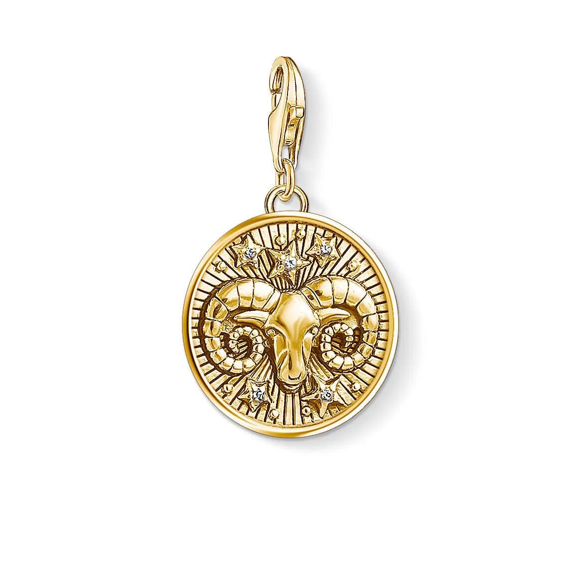 Charm pendant zodiac sign Aries