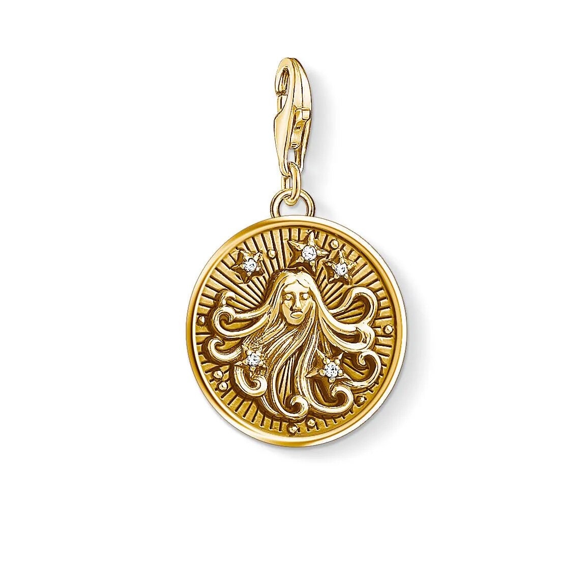 Charm pendant zodiac sign Virgo