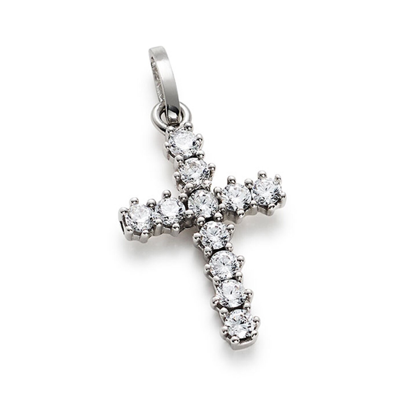 Faith Charm 18K VG CZ          