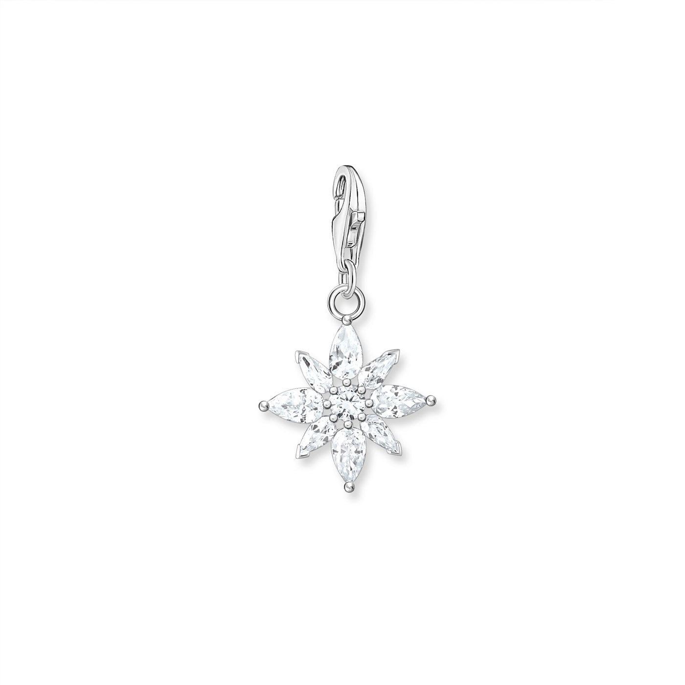 Charm-hängsmycke blomma
