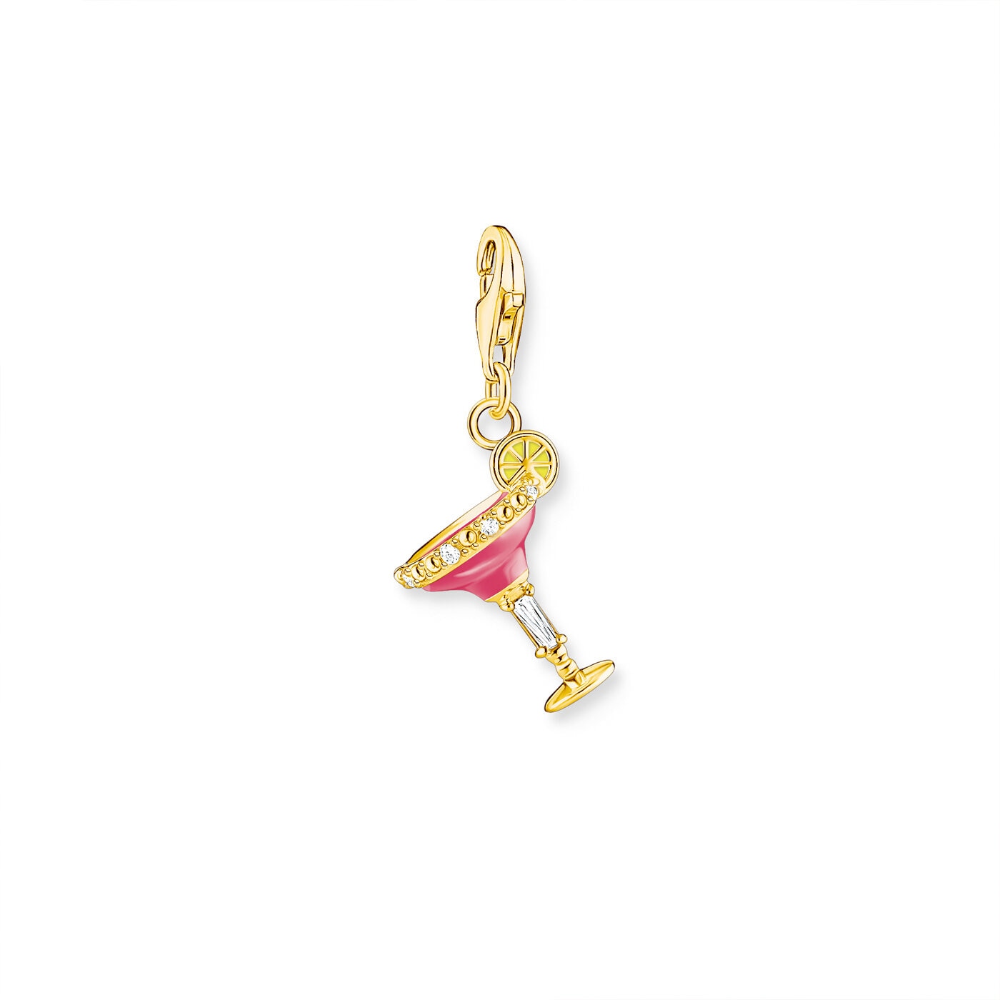 Charm-hängsmycke cocktail-glas